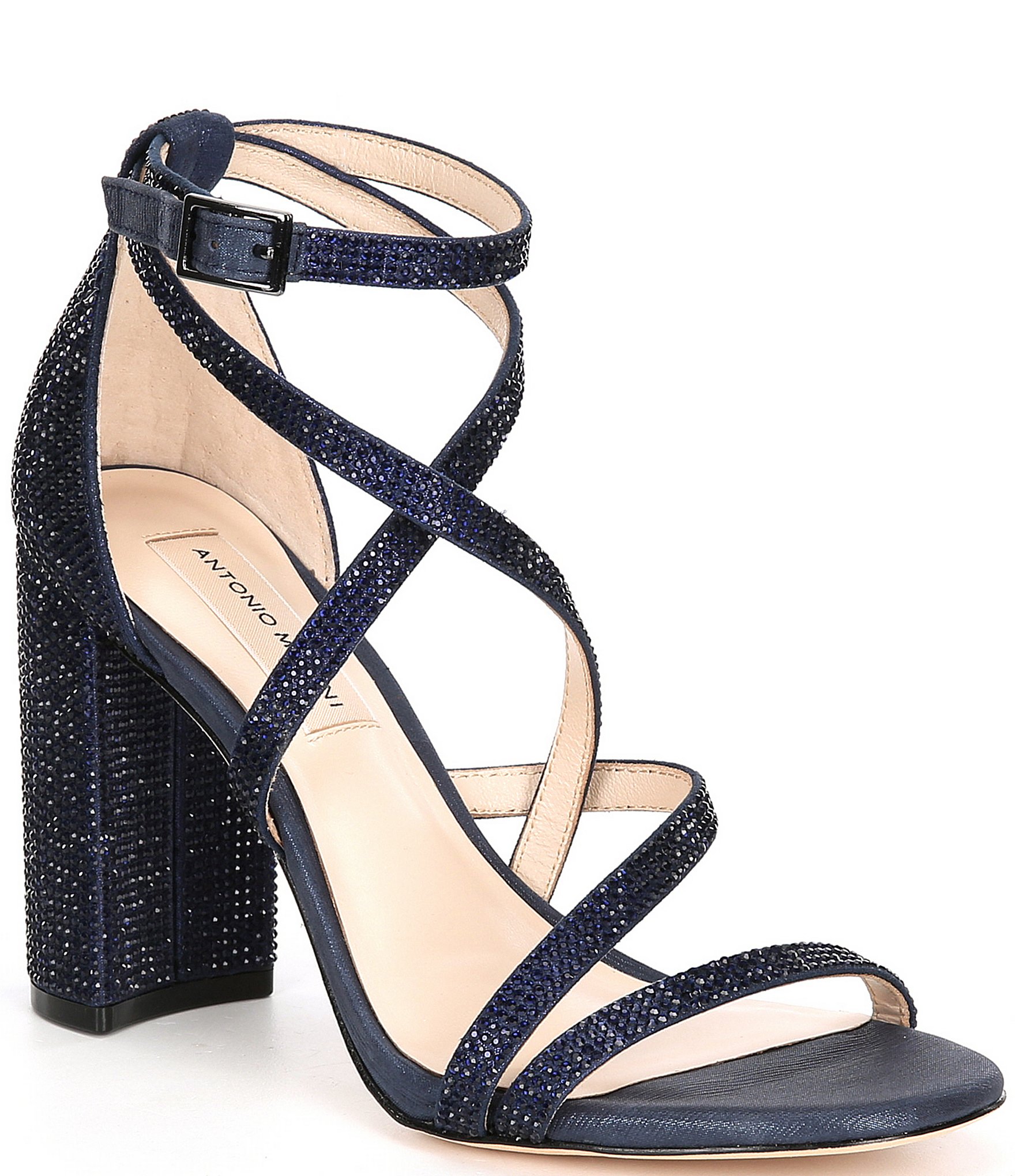 Navy Glitter Shoes Bow Slingback Cone Heel Sandals | Heels, Shoes women  heels, Glitter shoes