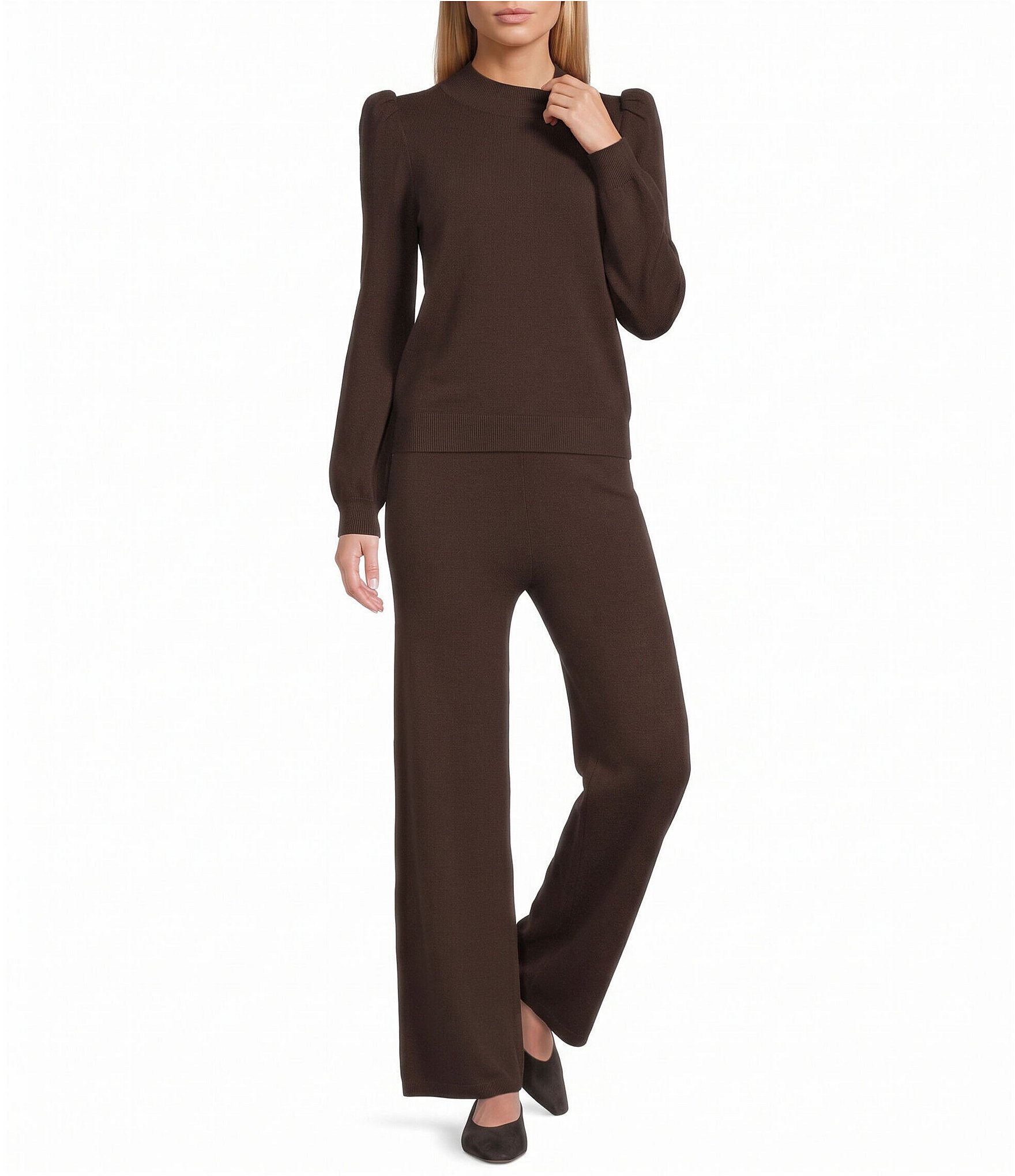 Antonio Melani Ivonne Coordinating Cashmere Wide Leg Pants
