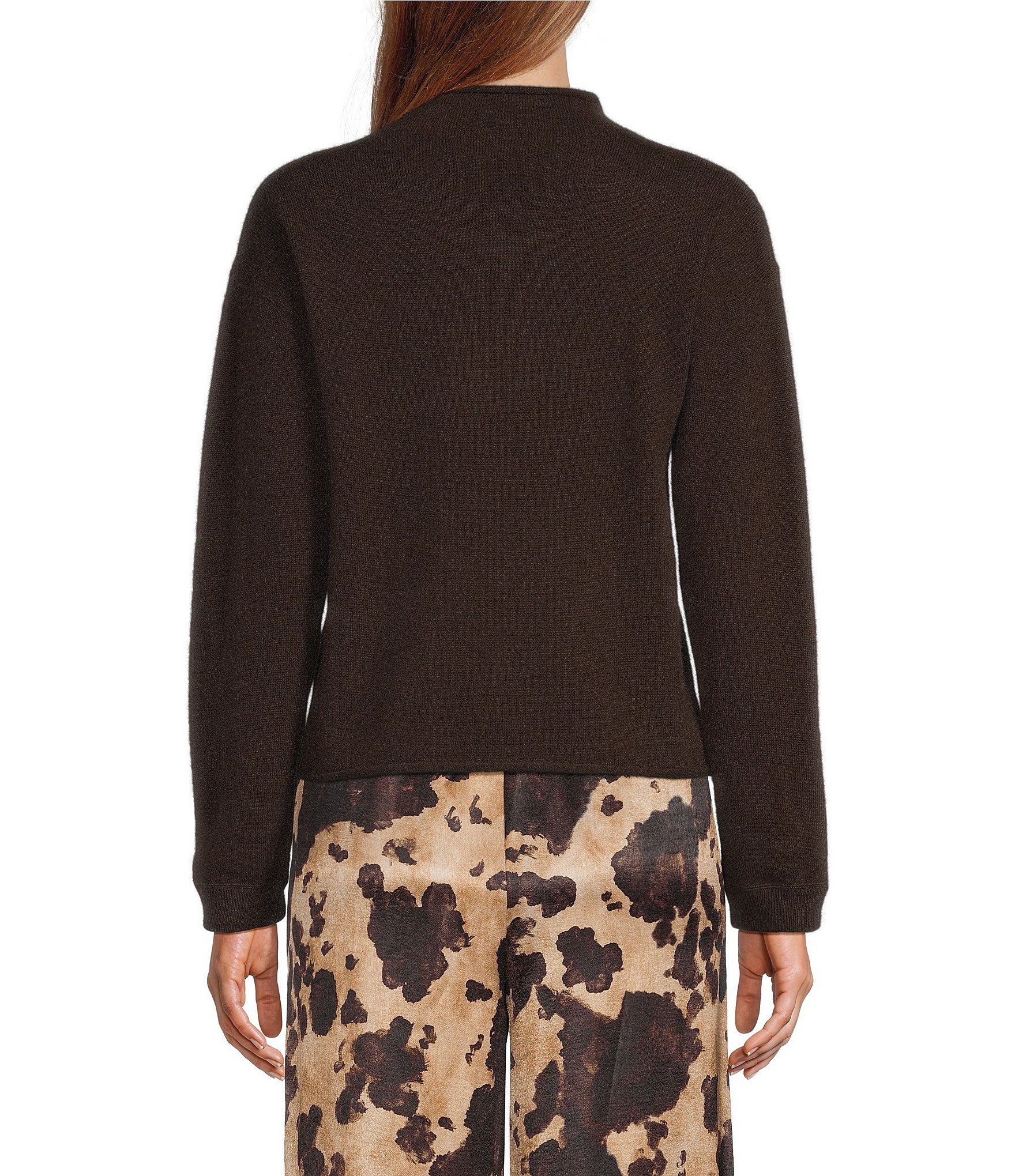 Antonio Melani Jessica Mock Neck Cashmere Sweater