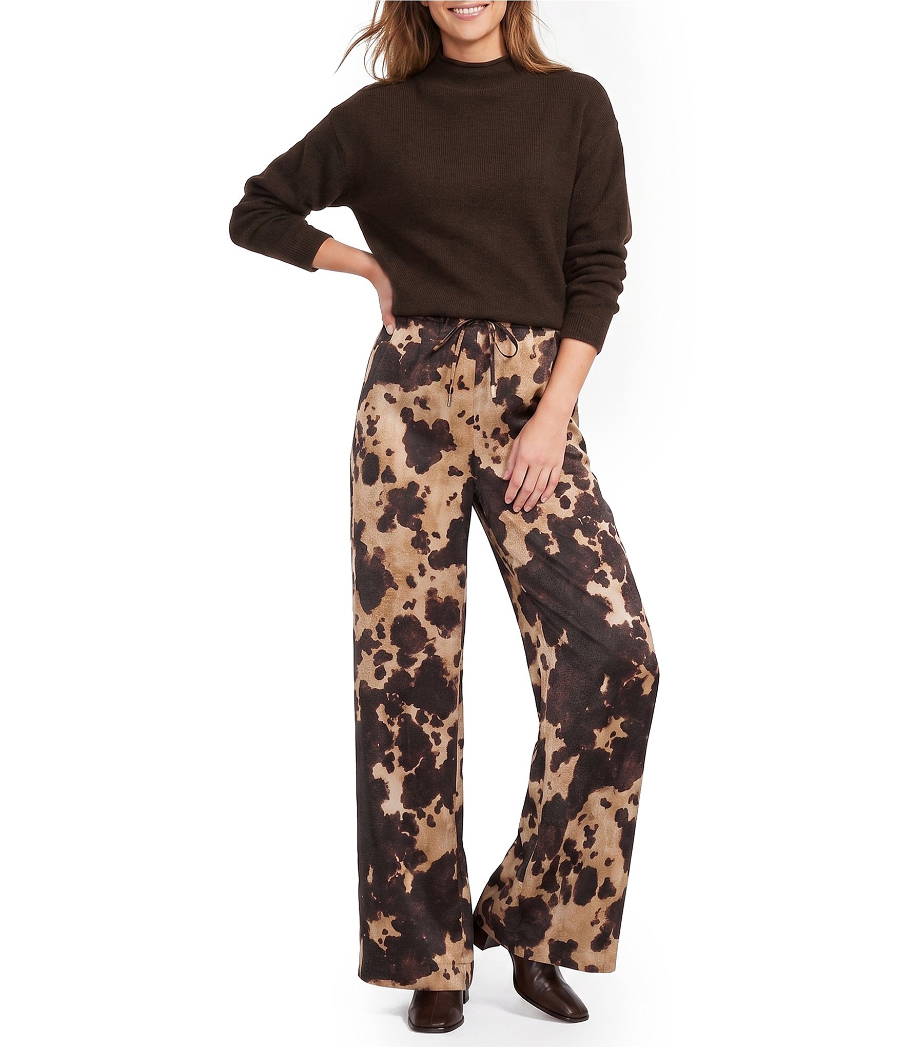 Antonio Melani Jessica Mock Neck Cashmere Sweater