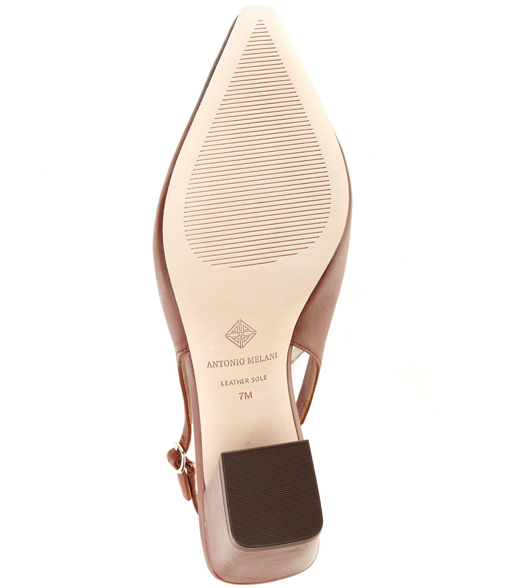 Antonio Melani Joss Ombre Leather Slingback Block Heel Pumps