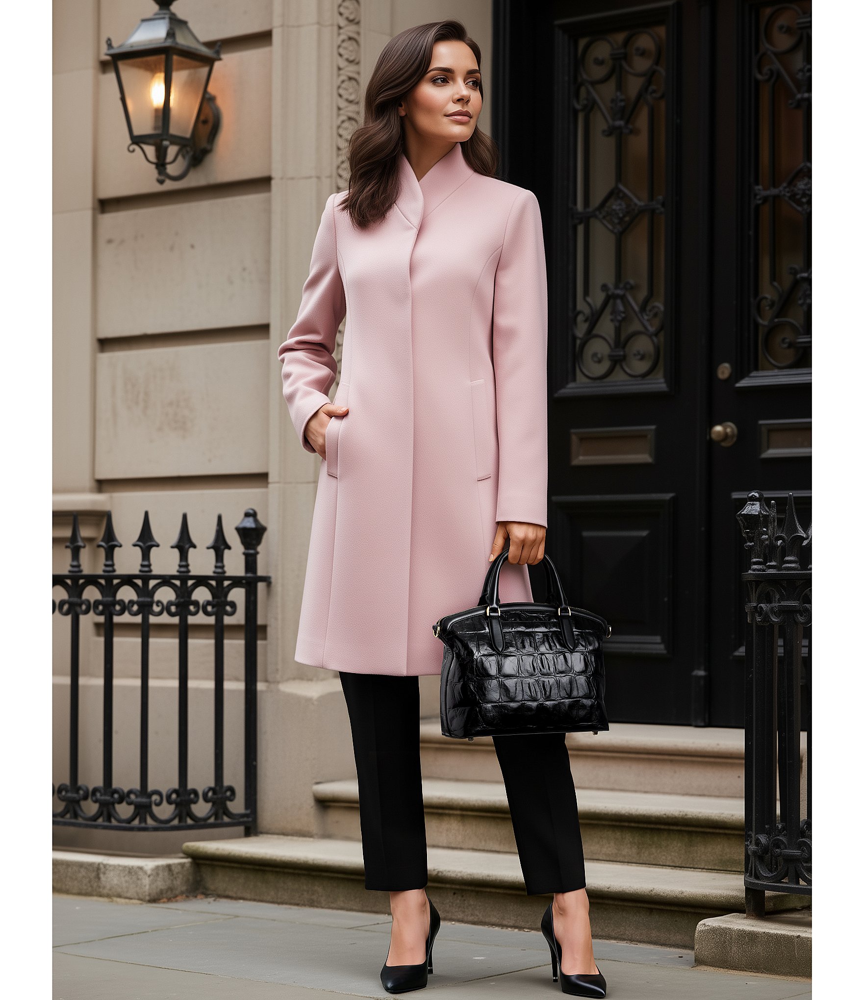 Antonio Melani Kara Leather Classic Pointed Toe Pumps