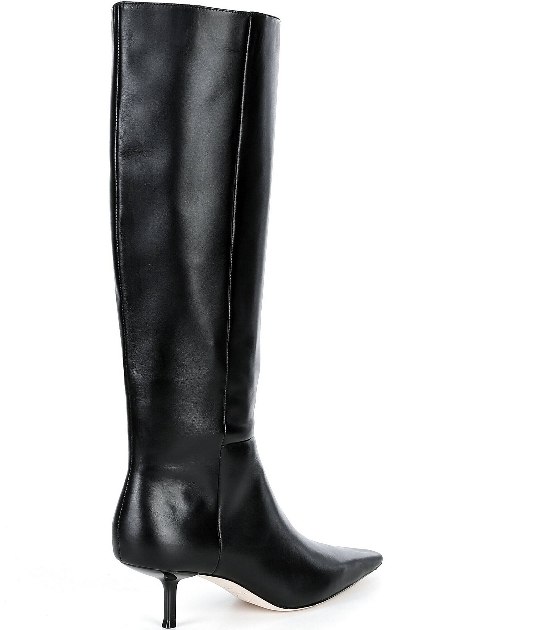 Antonio Melani Lance Leather Tall Shaft Low Heel Boots