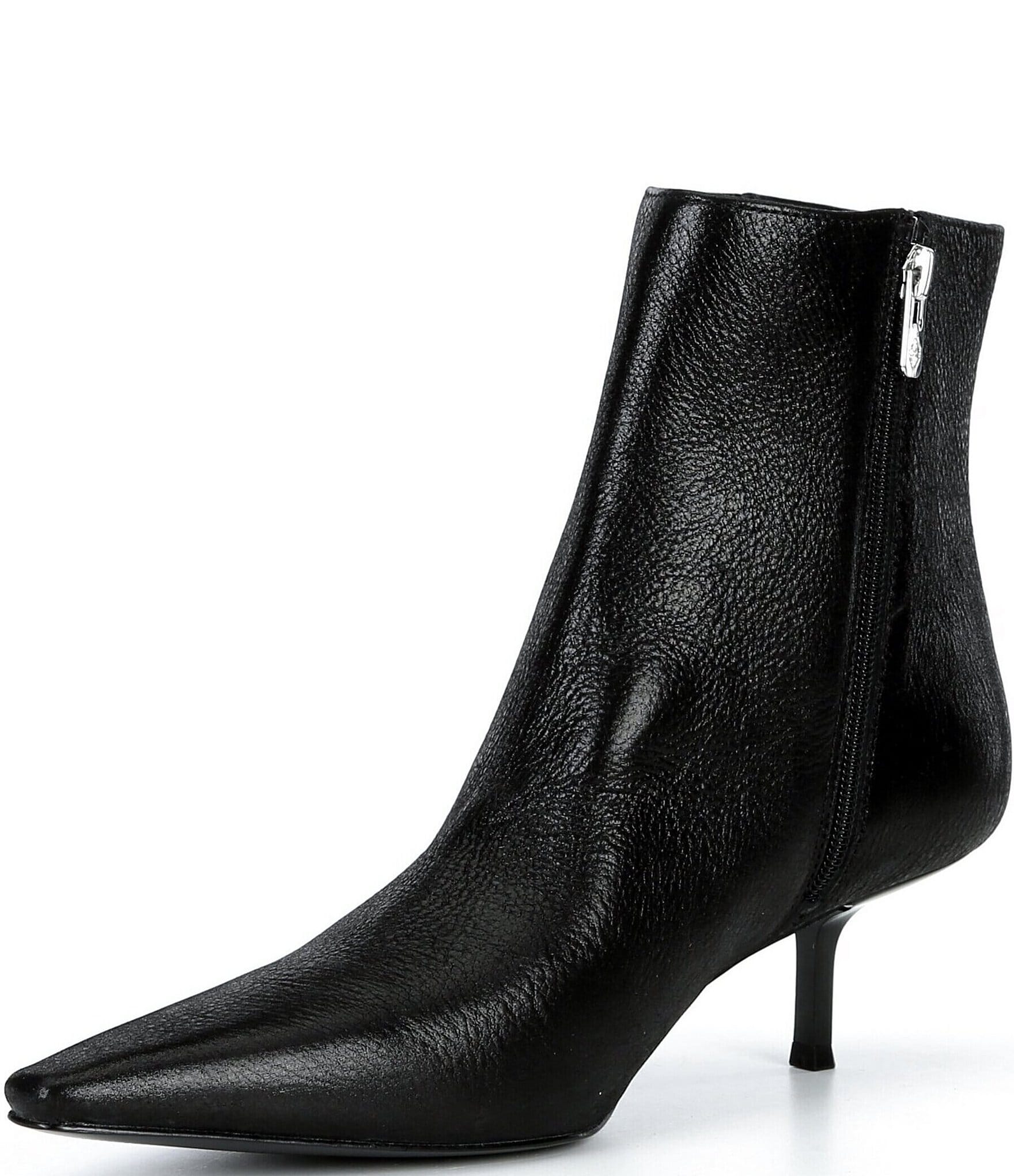 Antonio Melani LaneeTwo Leather Low Heel Booties