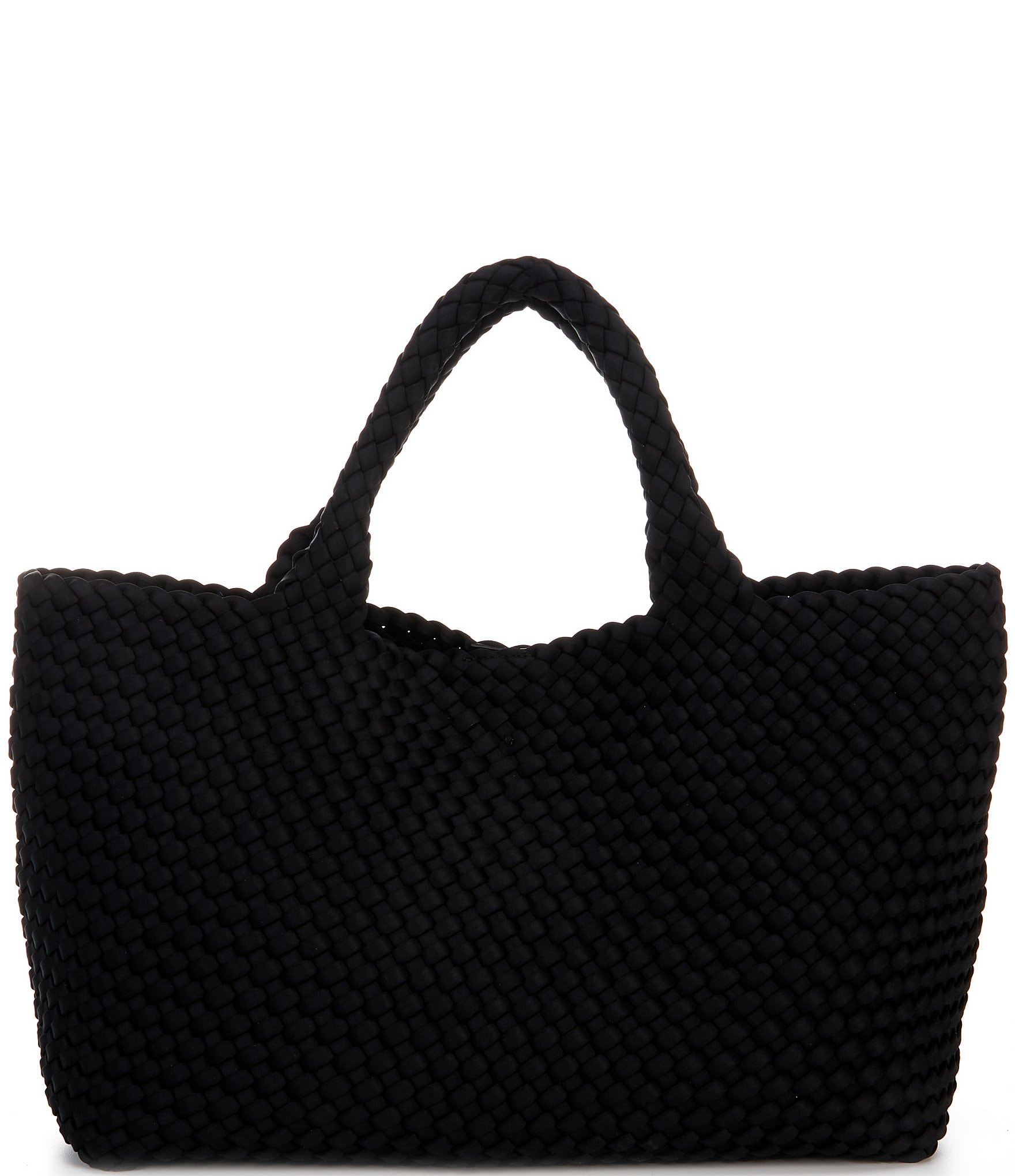 Antonio Melani Large Neoprene Woven Tote Bag - Black