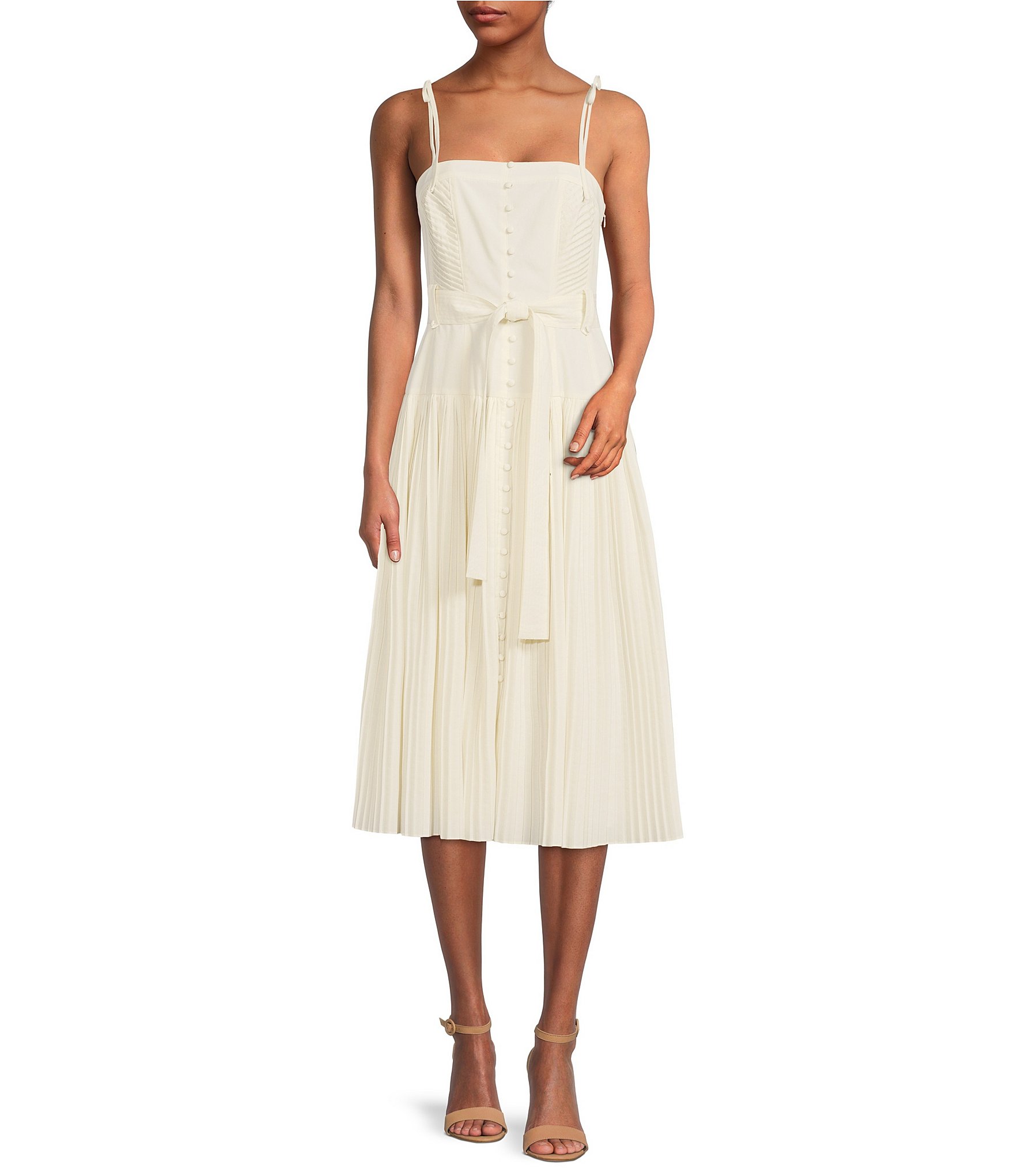 Antonio Melani Lidiia A-Line Square Neck Sleeveless Dress | Dillard's