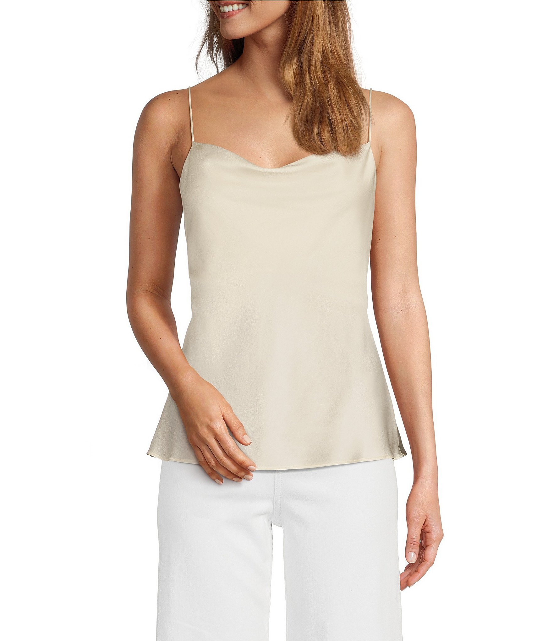 Free People Knit Clean Lines High Neck Sleeveless Camisole, Dillard's