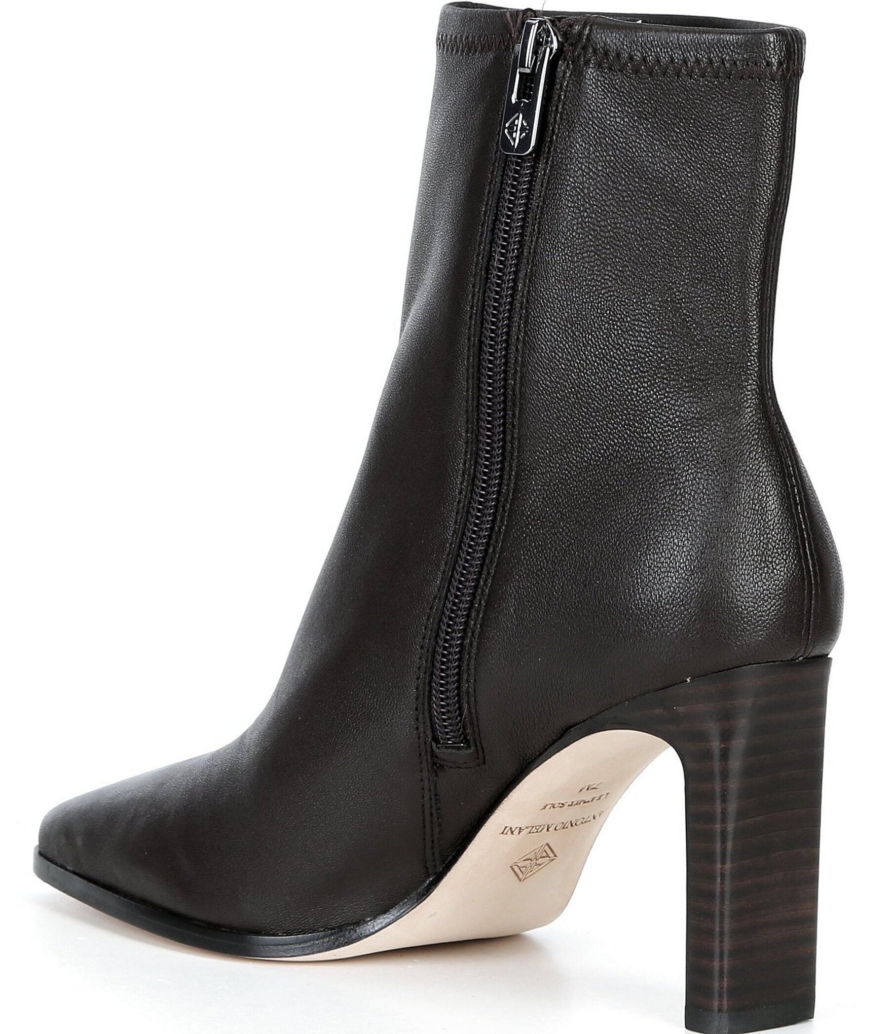 Antonio Melani Lou Stretch Leather Dress Booties