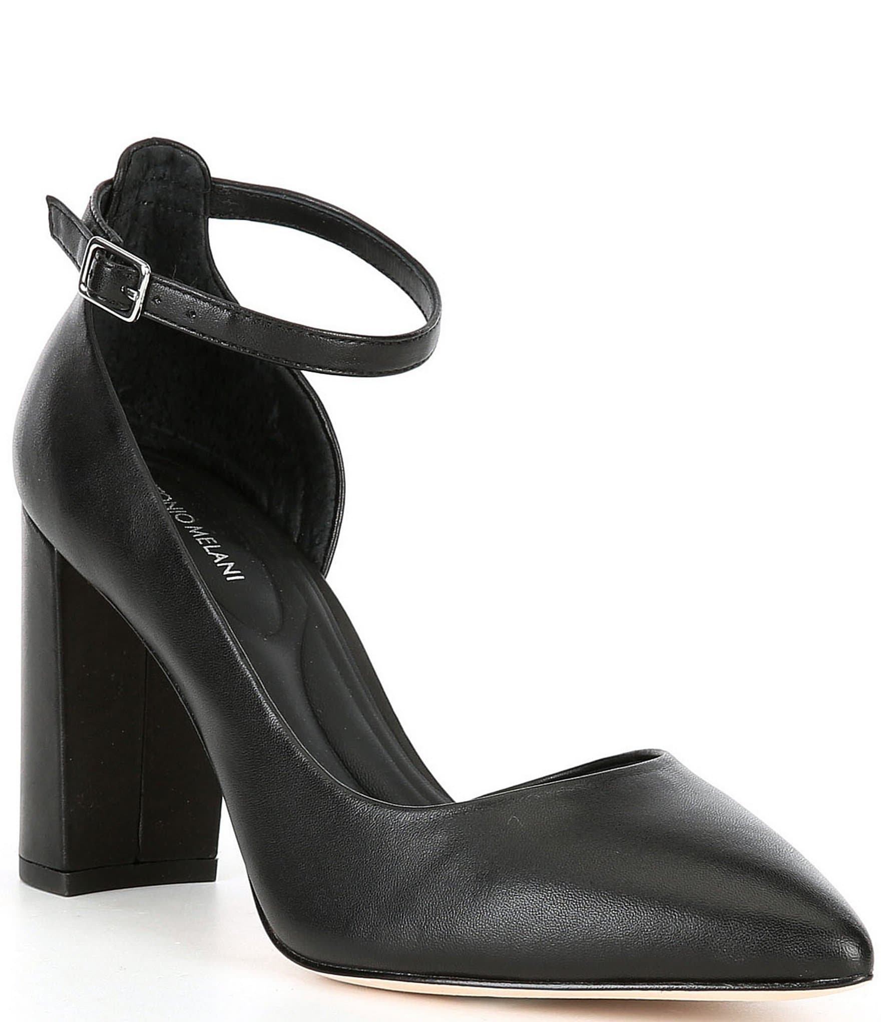 Antonio Melani Margot Ankle Strap Leather Pumps | Dillard's
