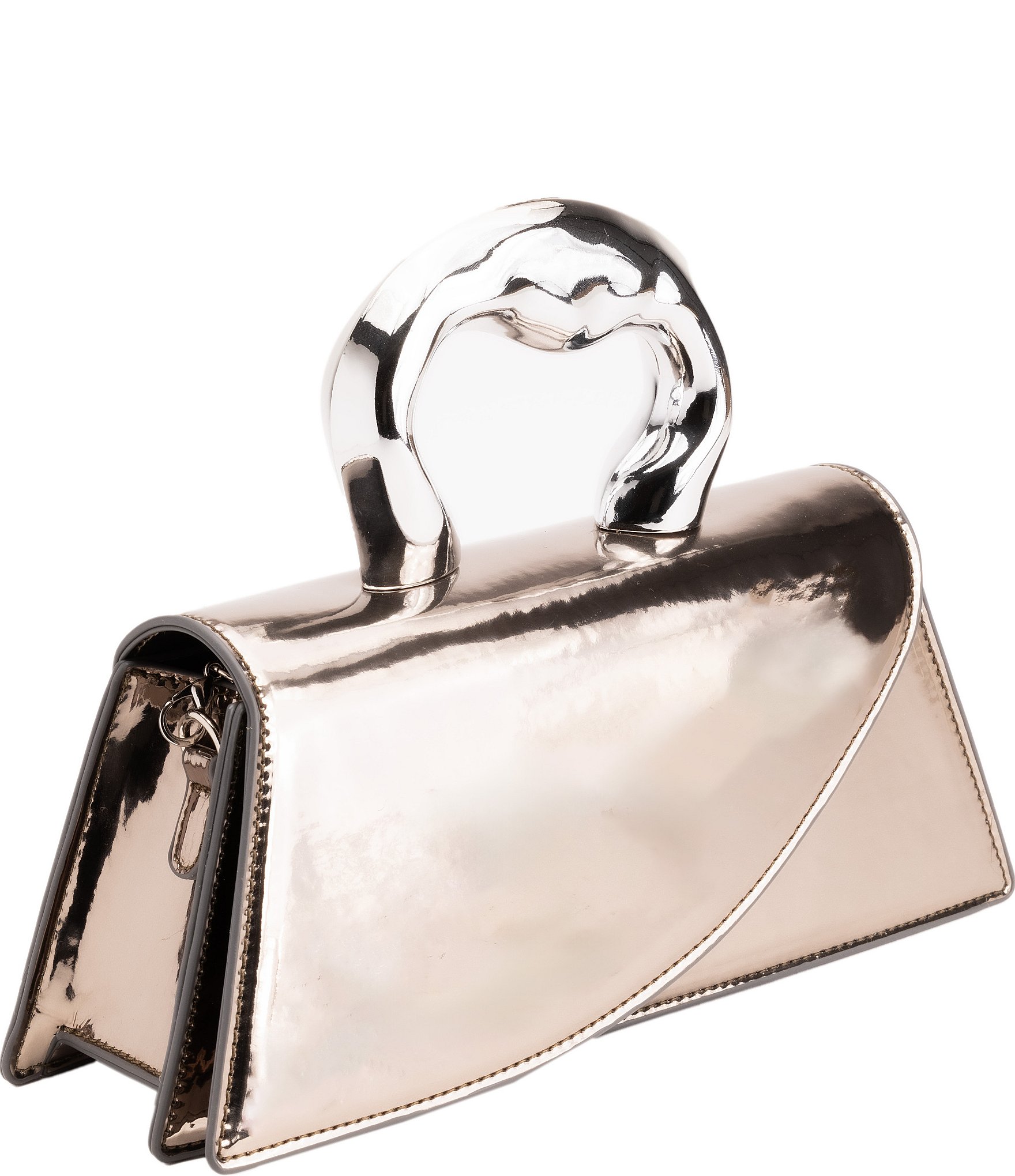 Antonio Melani Molten Top Handle Clutch