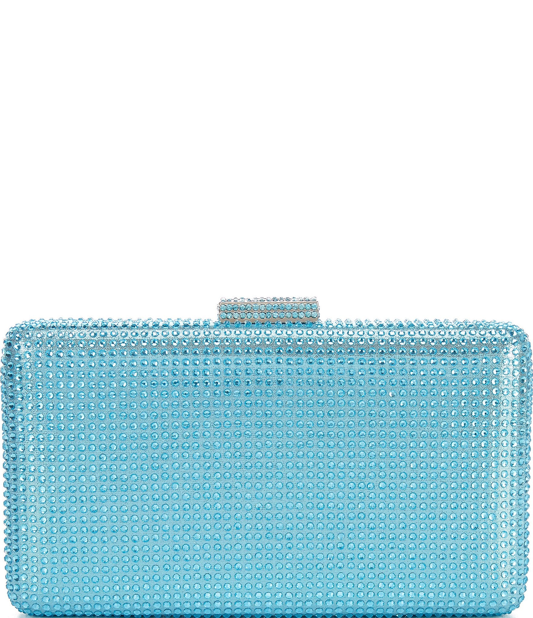 Antonio Melani Monochromatic Heatset Rhinestone Minaudiere Clutch