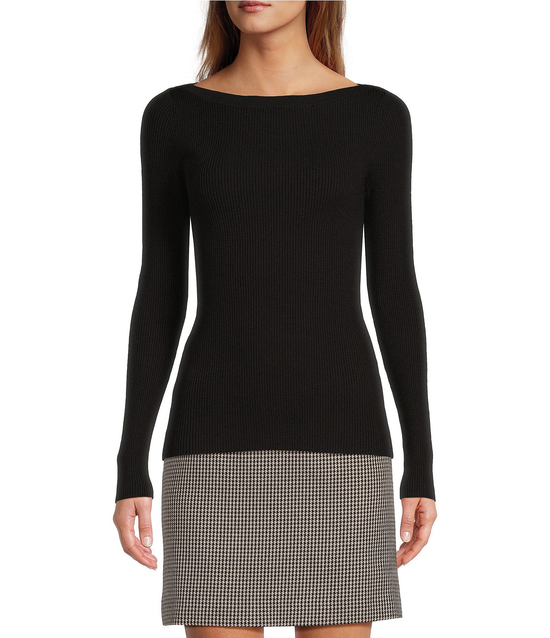 Antonio Melani Quinnie Knit Long Sleeve Top | Dillard's