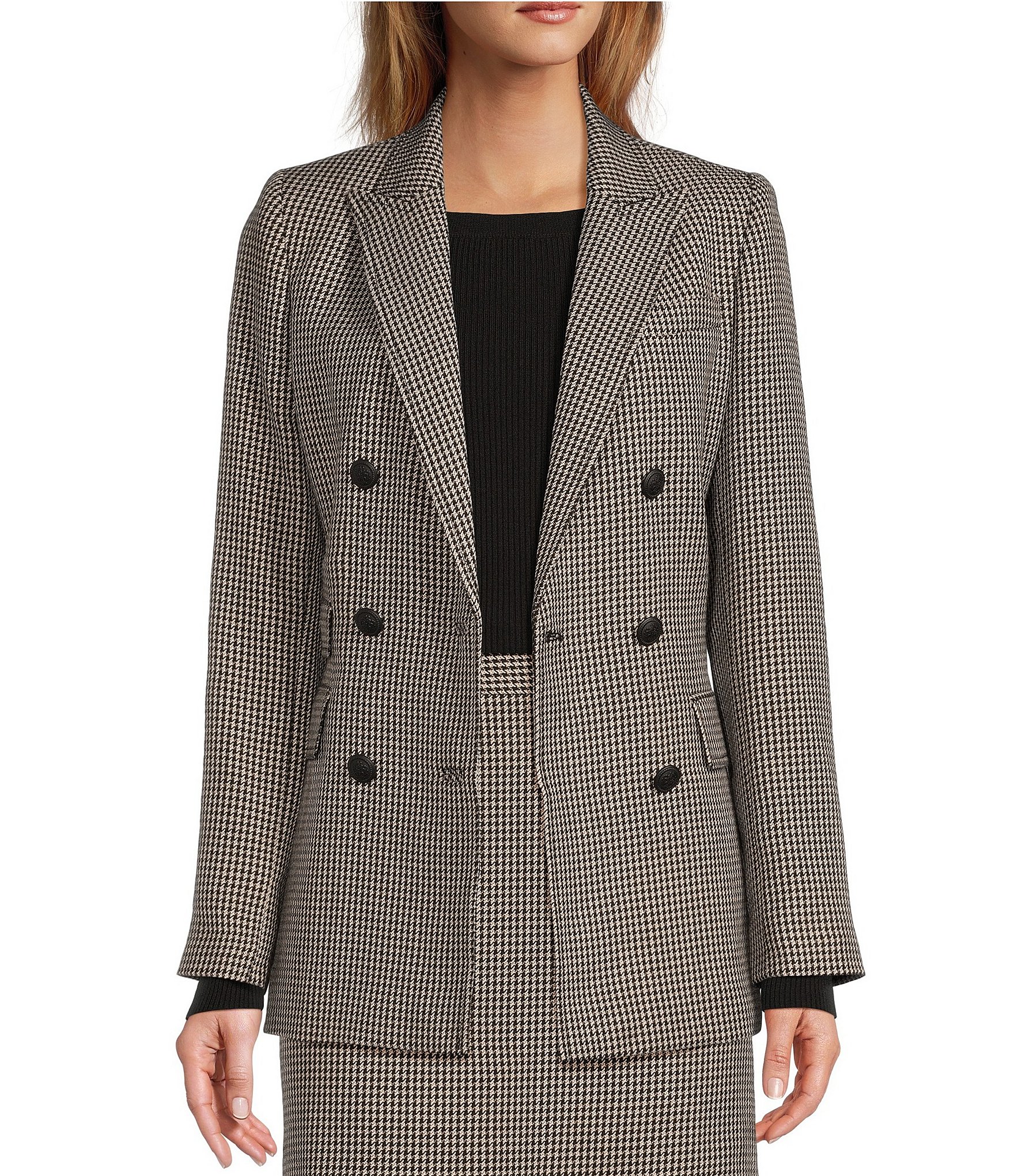 Antonio Melani Riviera Coordinating Houndstooth Blazer | Dillard's