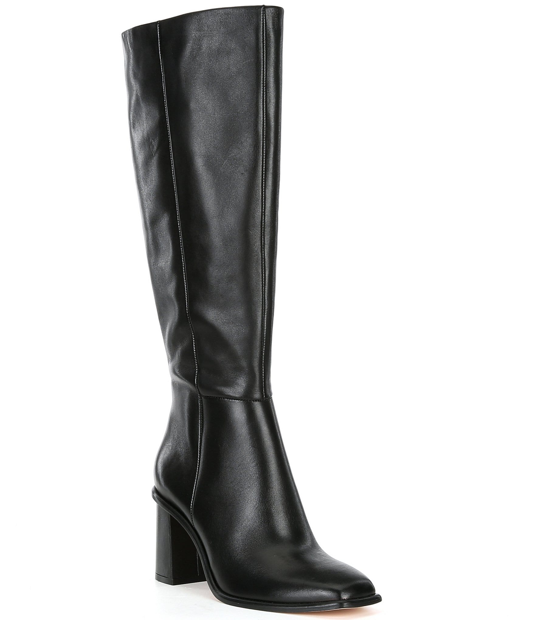 Antonio Melani Valerie Leather Tall Shaft Dress Boots | Dillard's