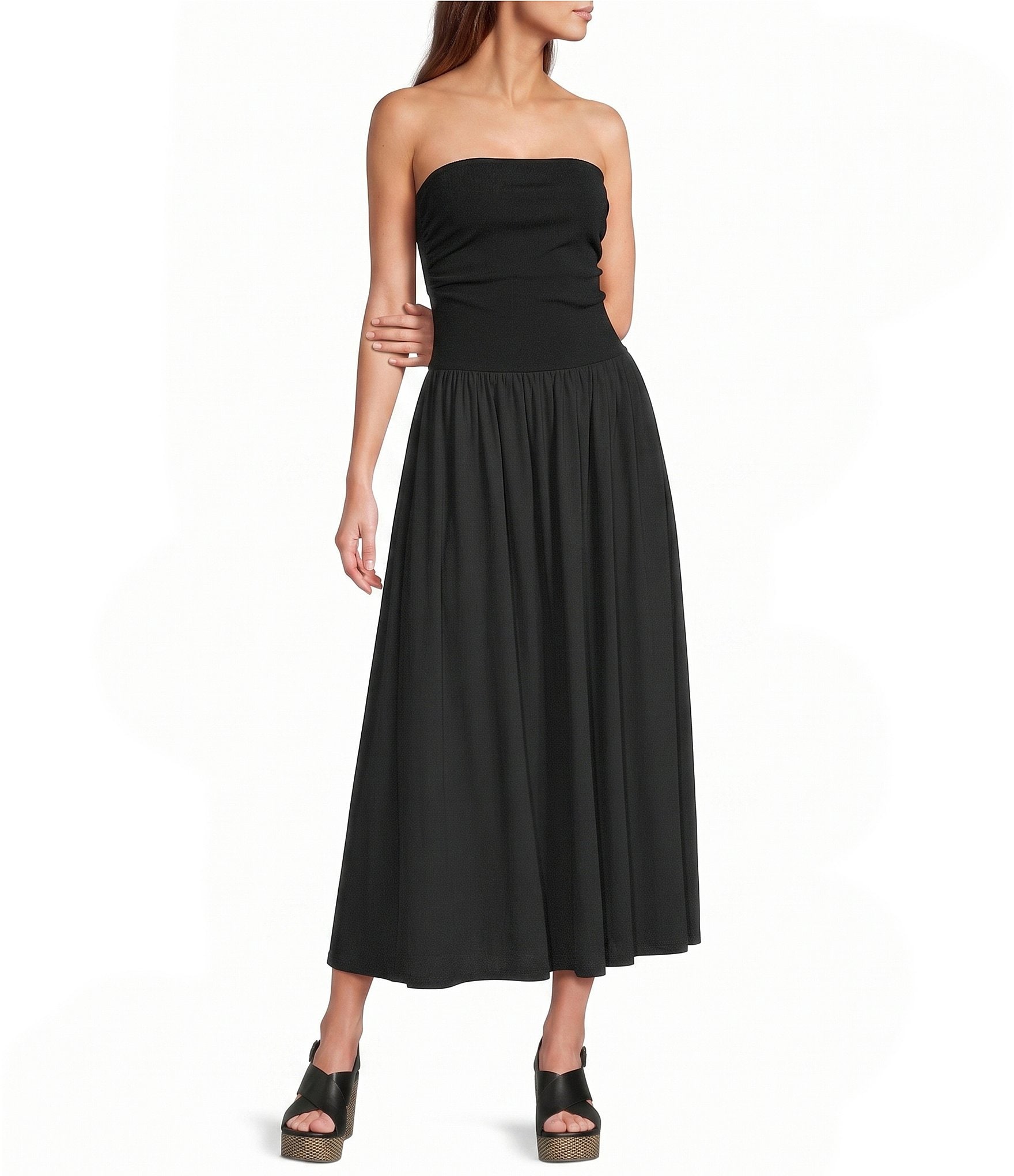Antonio Melani Weekender Strapless Convertible Midi Dress