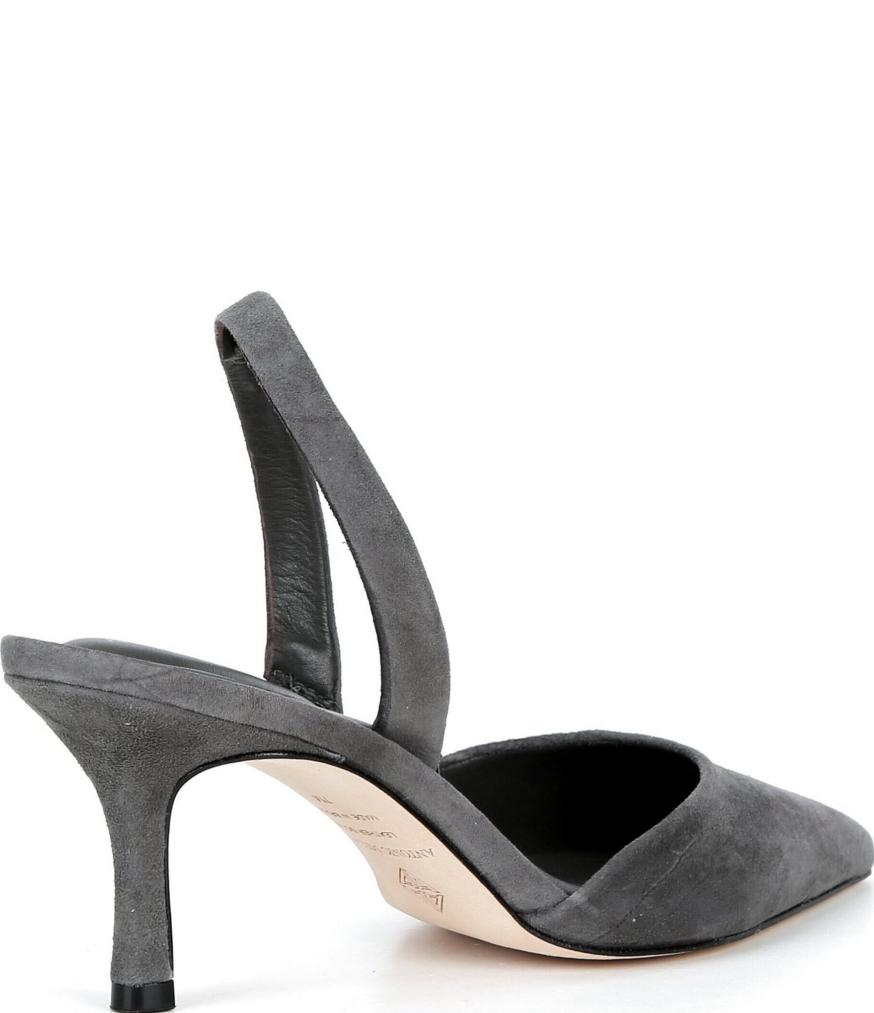 Antonio Melani Whit Suede Slingback Pumps