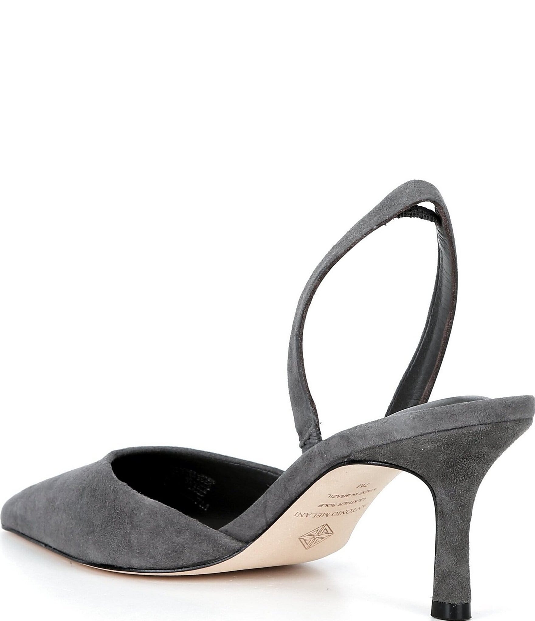 Antonio Melani Whit Suede Slingback Pumps
