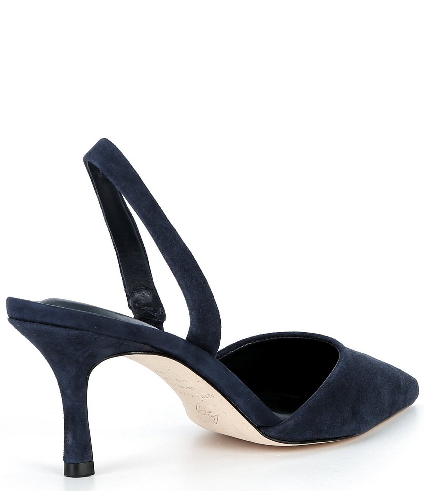 Antonio Melani Whit Suede Slingback Pumps