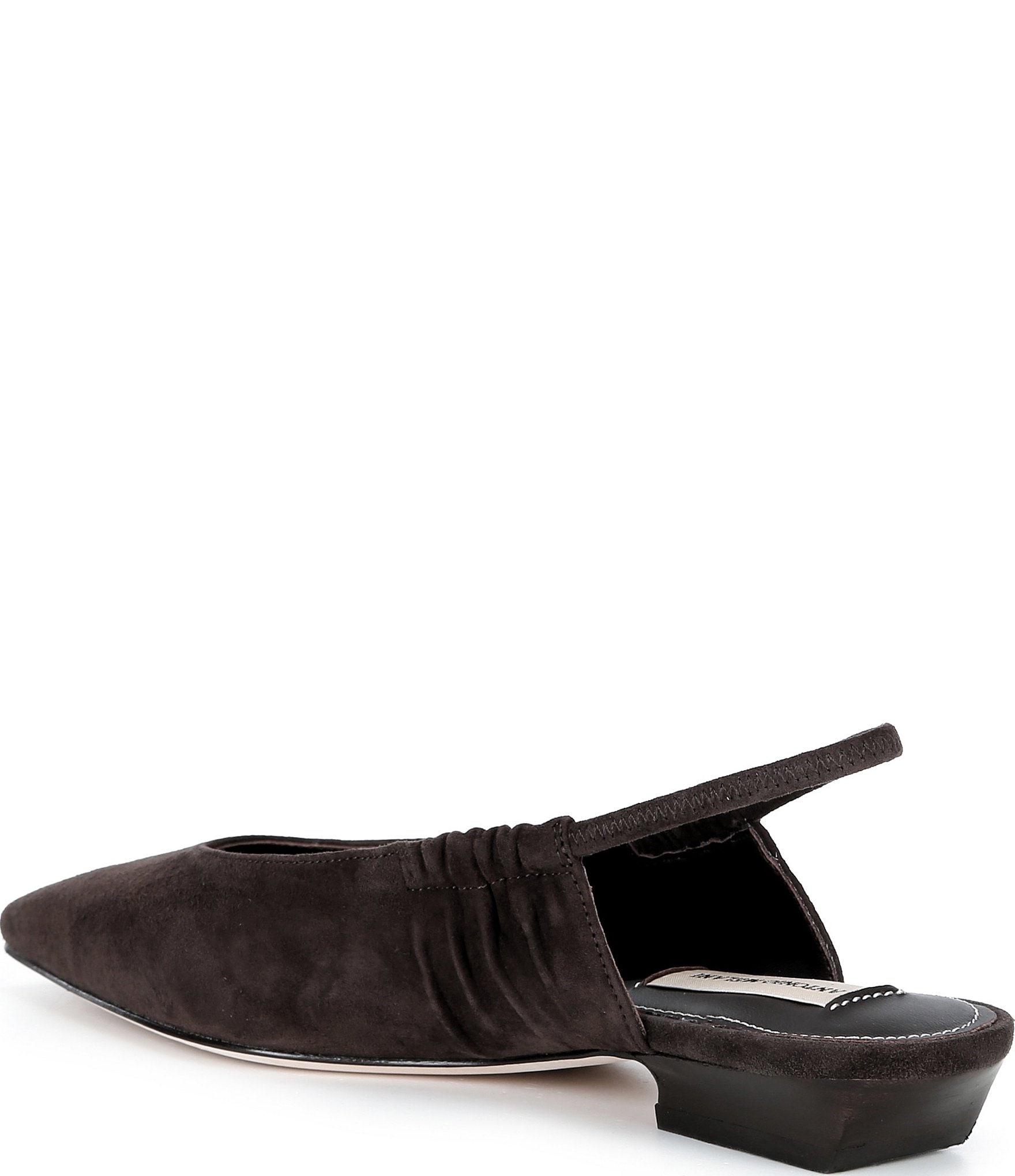 Antonio Melani Winnie Suede Ruched Slingback Flats