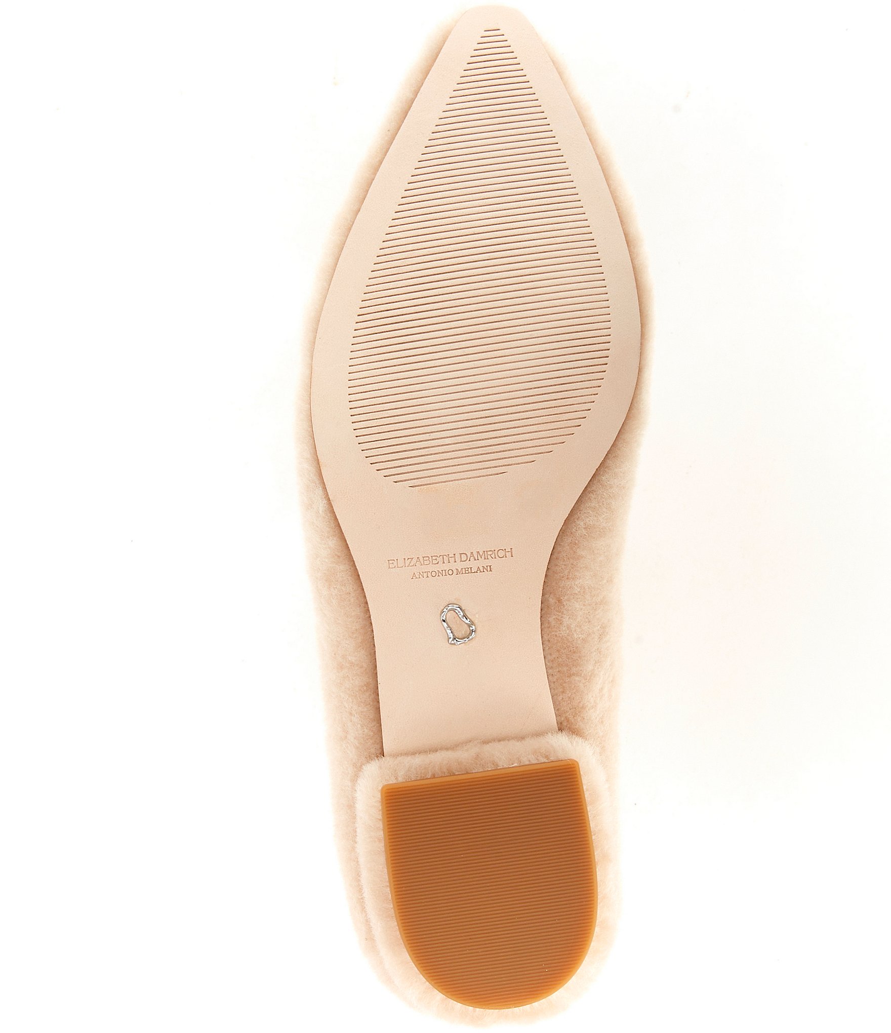 Antonio Melani x Elizabeth Damrich Sofa Fluffy Faux Fur Flats