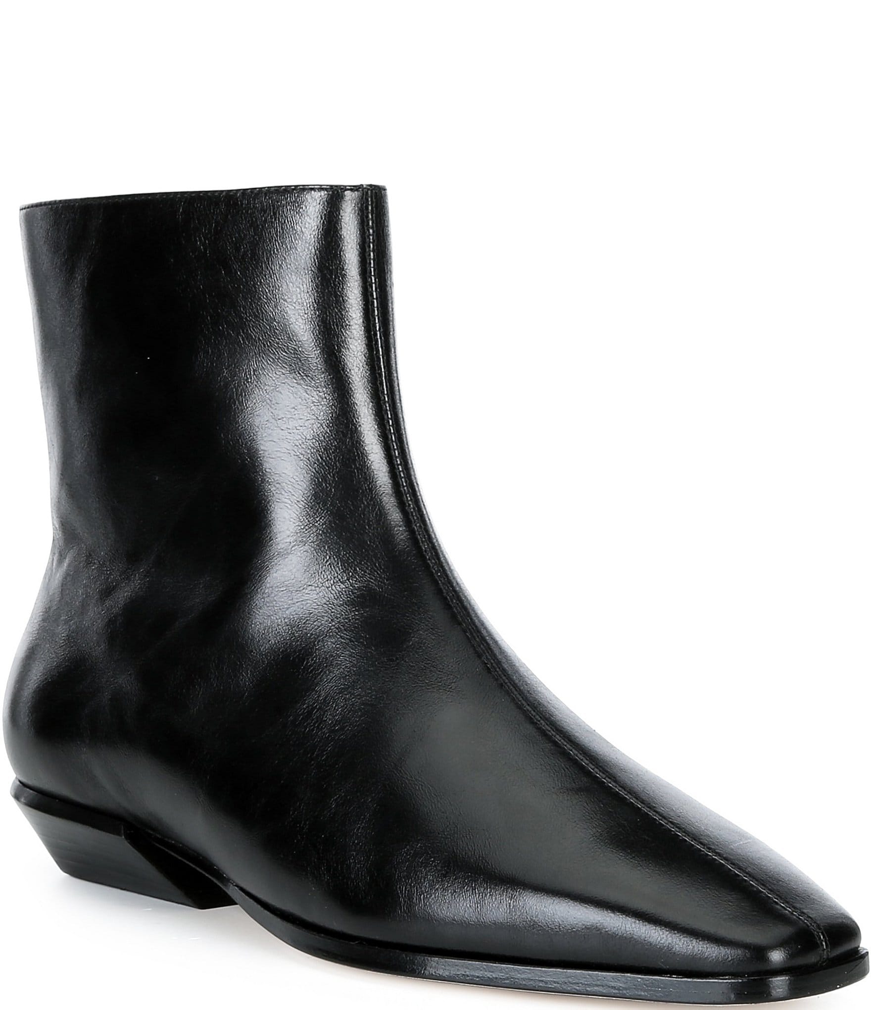 Antonio Melani x Kristen Nichols George Leather Low Heel Booties