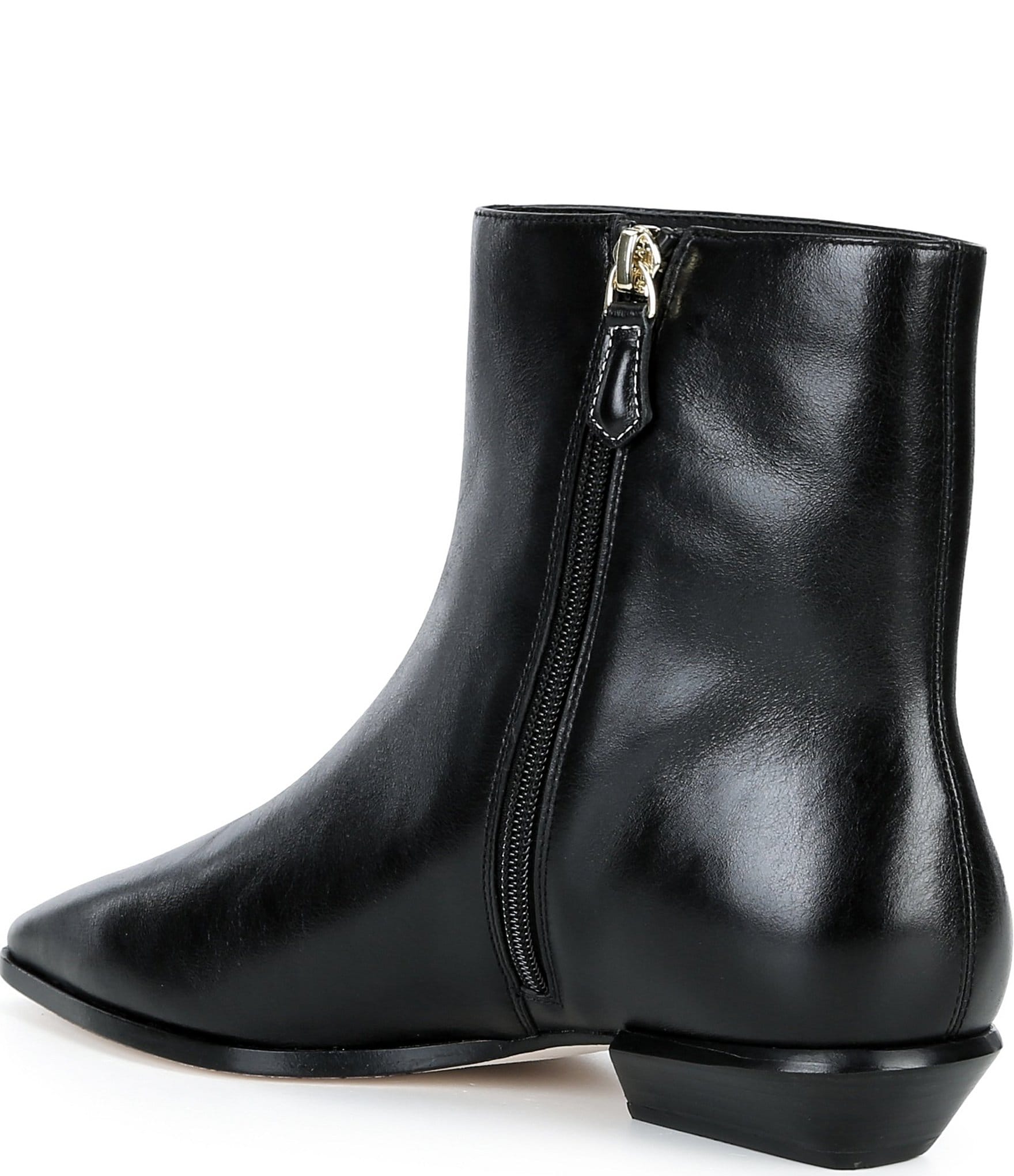 Antonio Melani x Kristen Nichols George Leather Low Heel Booties