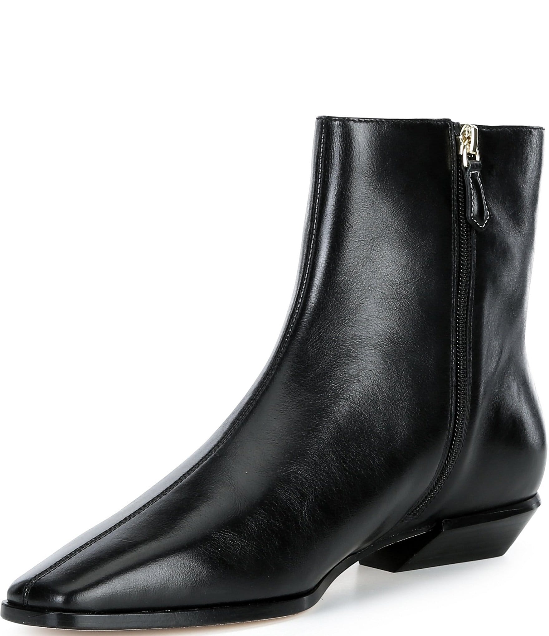 Antonio Melani x Kristen Nichols George Leather Low Heel Booties