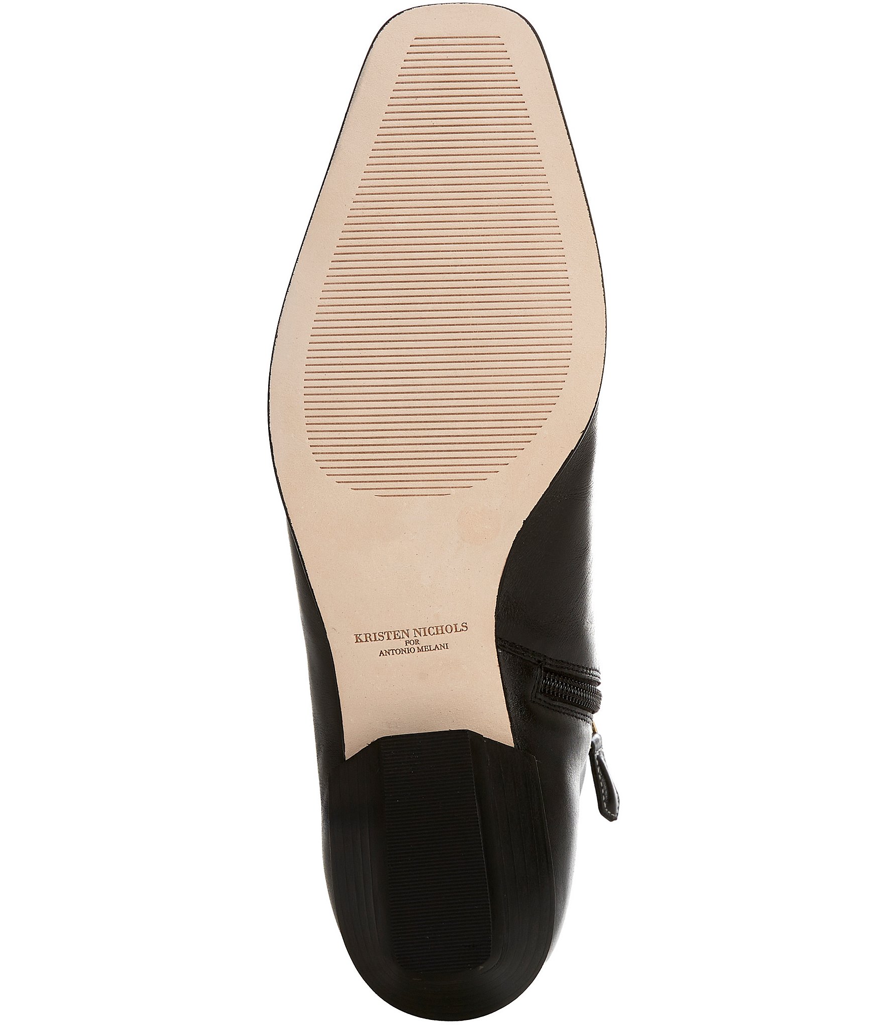 Antonio Melani x Kristen Nichols George Leather Low Heel Booties