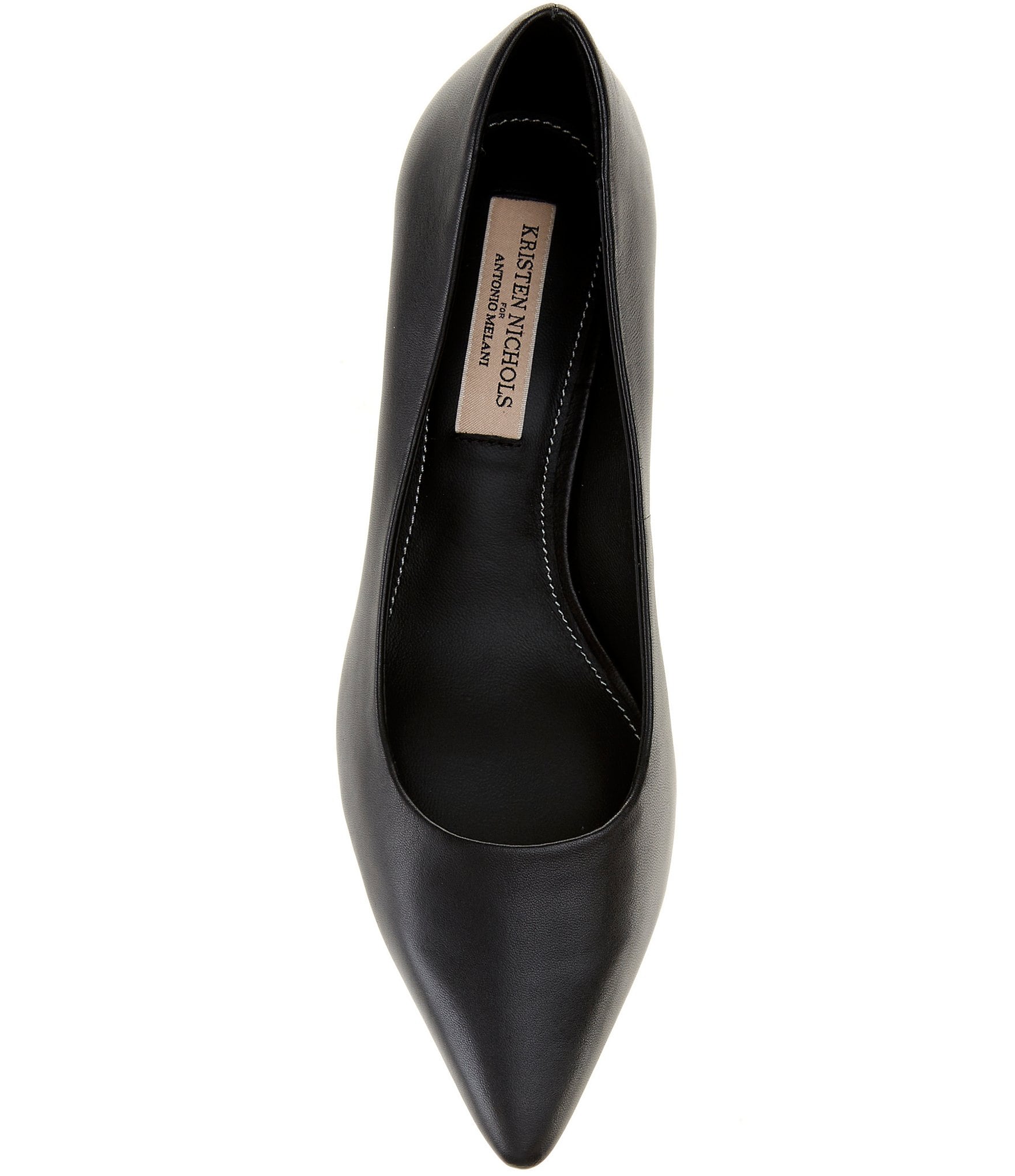 Antonio Melani x Kristen Nichols Vendome Leather Kitten Heel Pumps