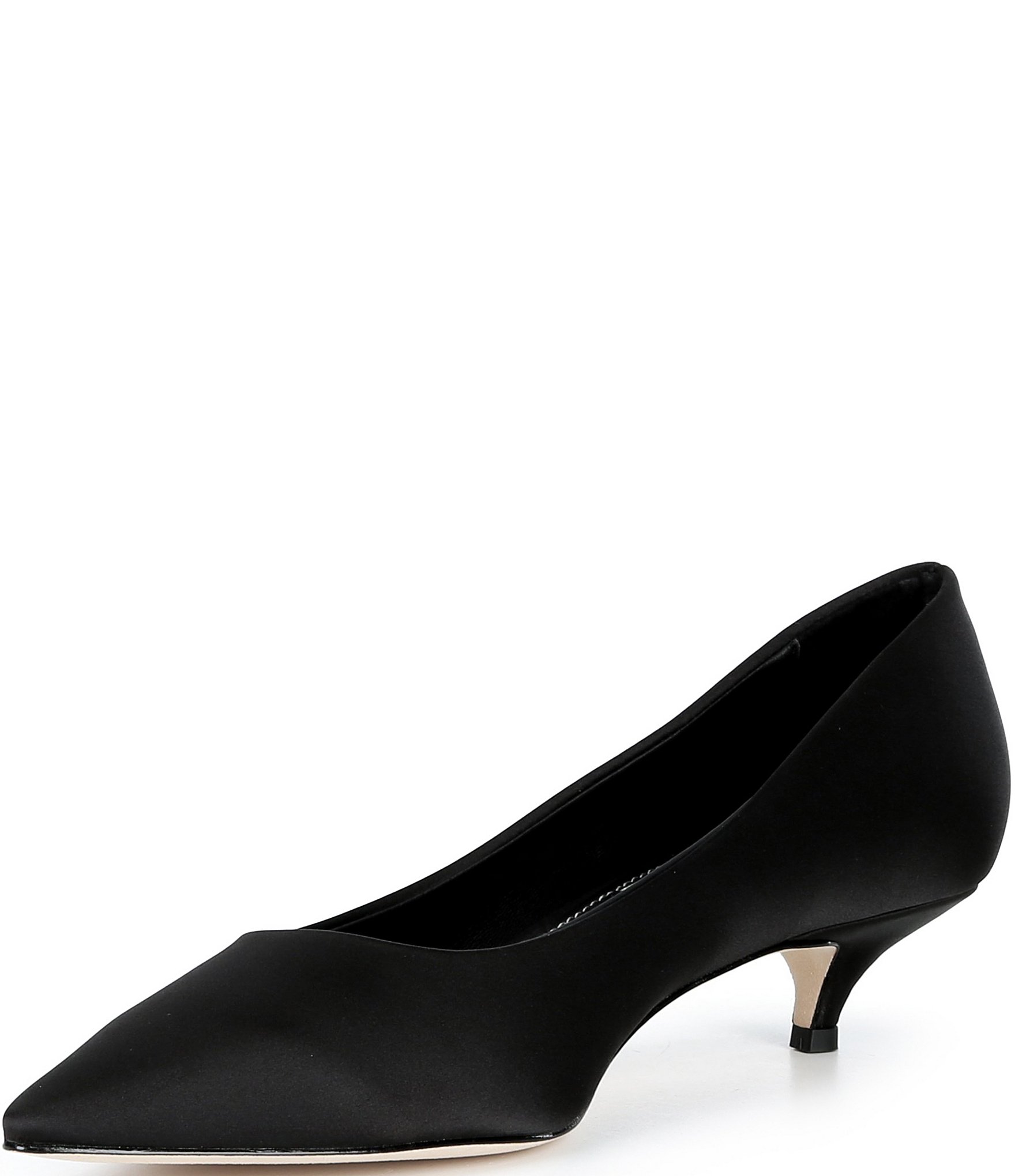 Antonio Melani x Kristen Nichols Vendome Satin Kitten Heel Pumps