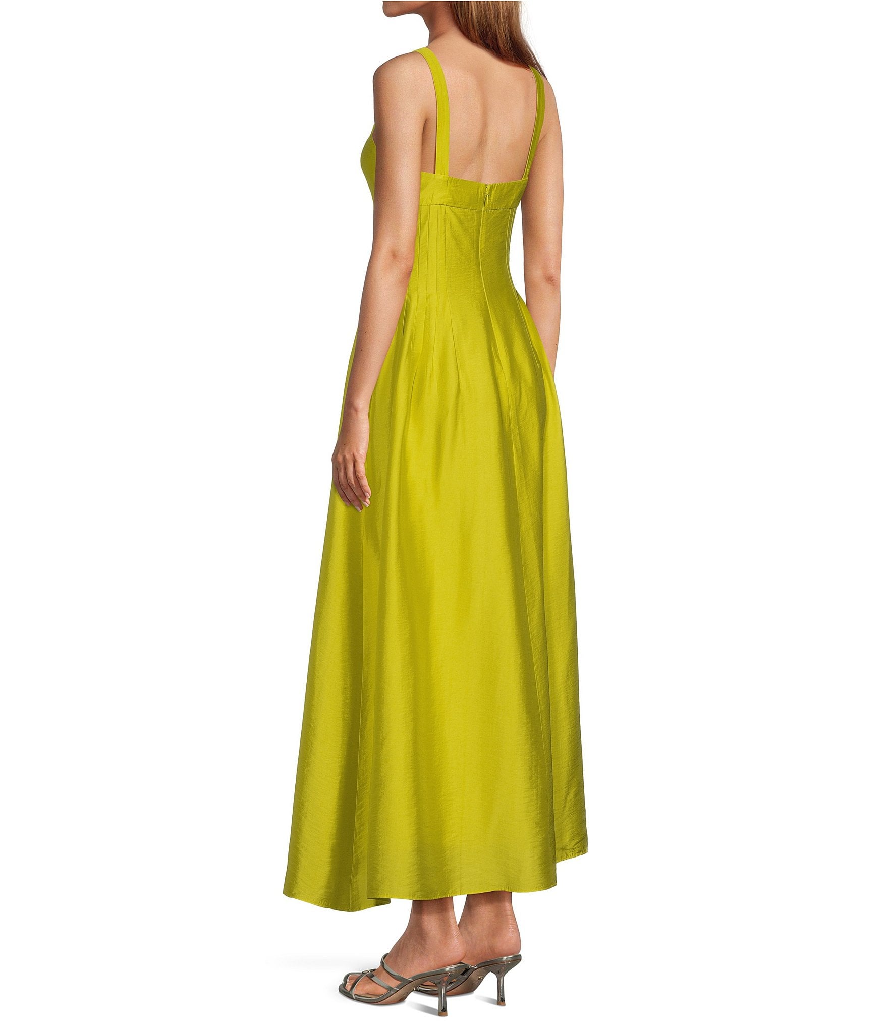 Antonio Melani x M.G. Style Jen A-Line Square Neck Sleeveless Dress