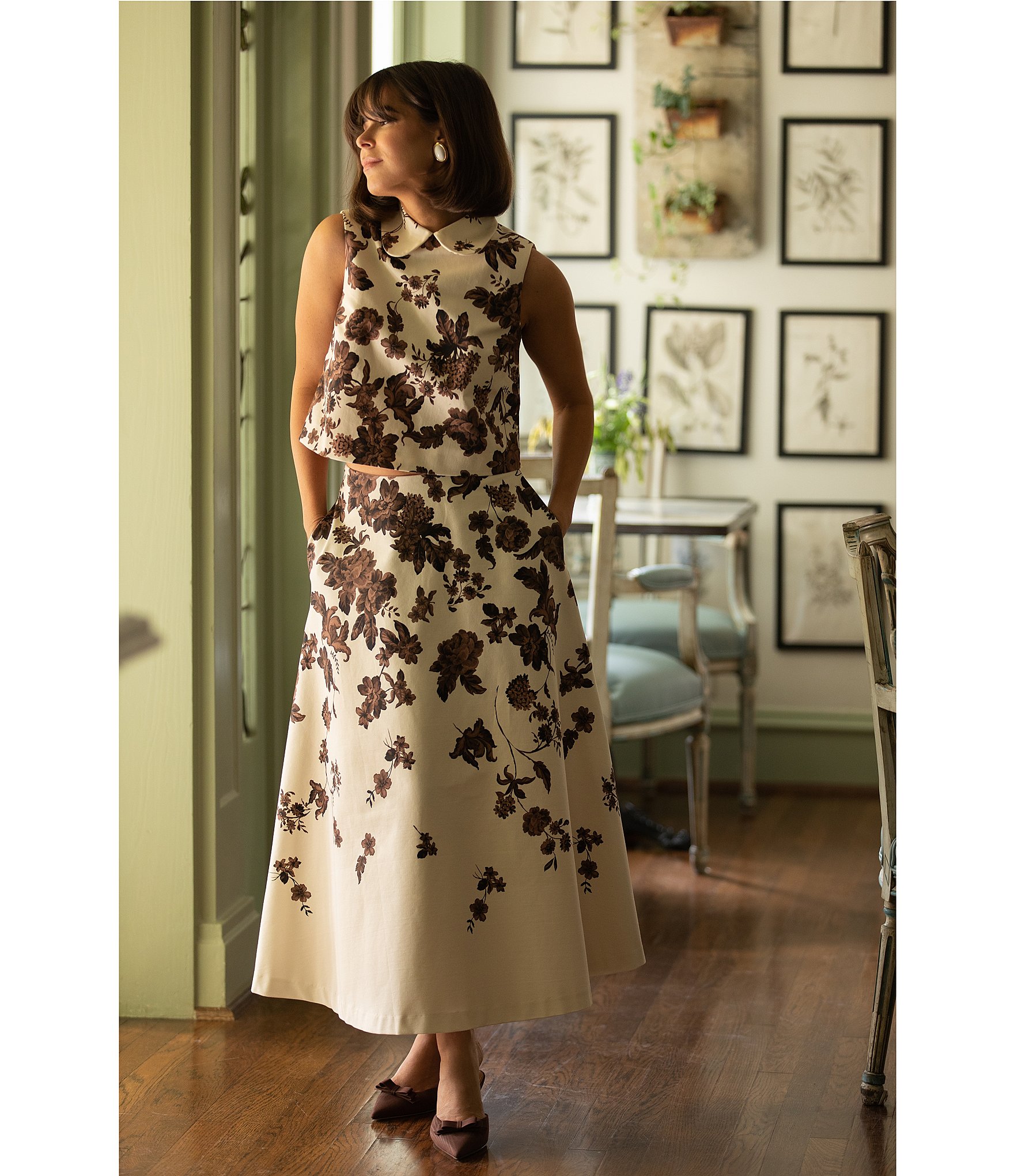 Antonio Melani x Style Bungalow Chintz Floral Coordinating Canvas