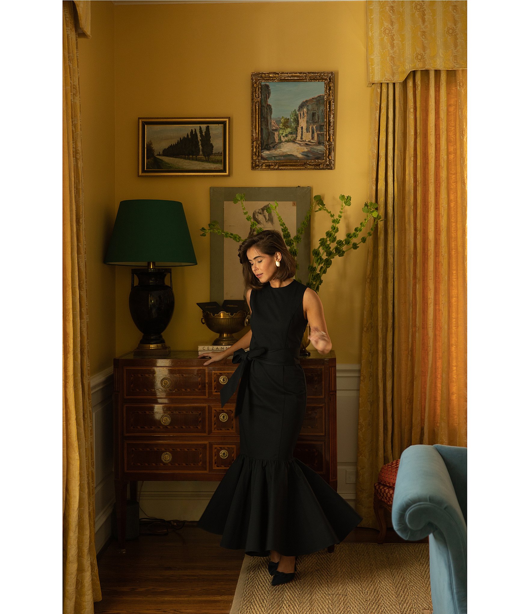 Antonio Melani x Style Bungalow The Park View Sheath Sleeveless Detachable Belt Dress