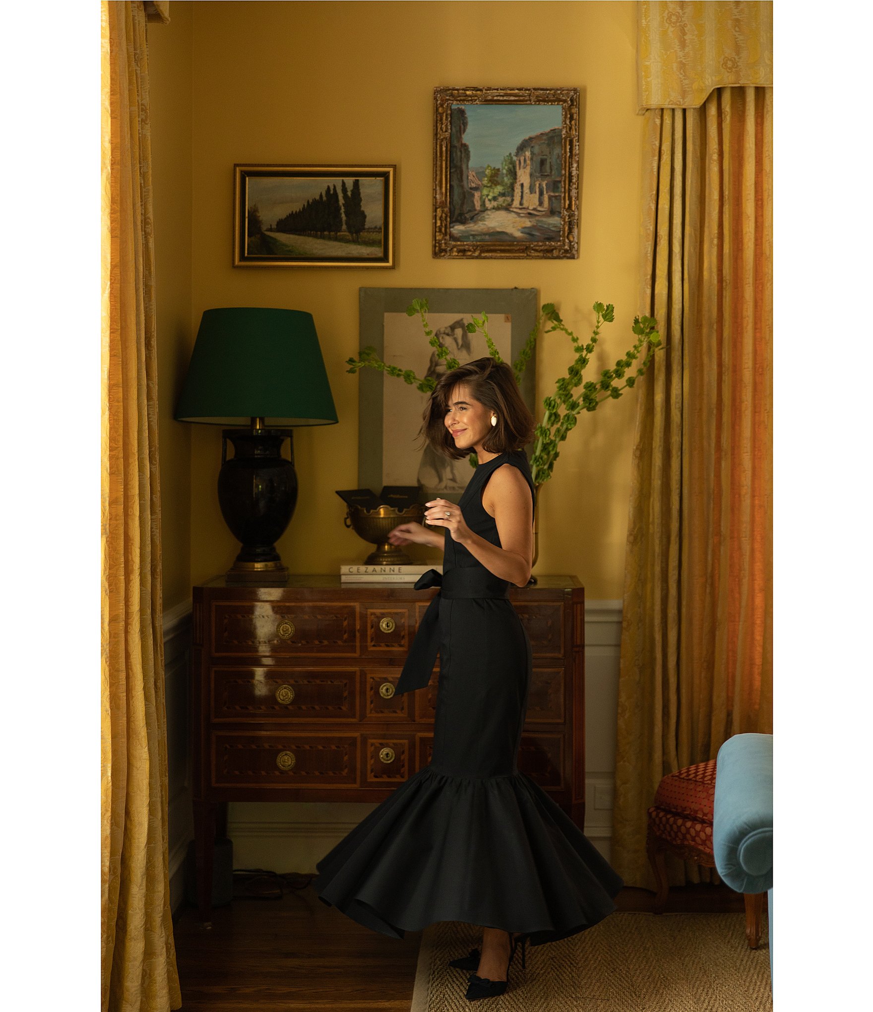 Antonio Melani x Style Bungalow The Park View Sheath Sleeveless Detachable Belt Dress