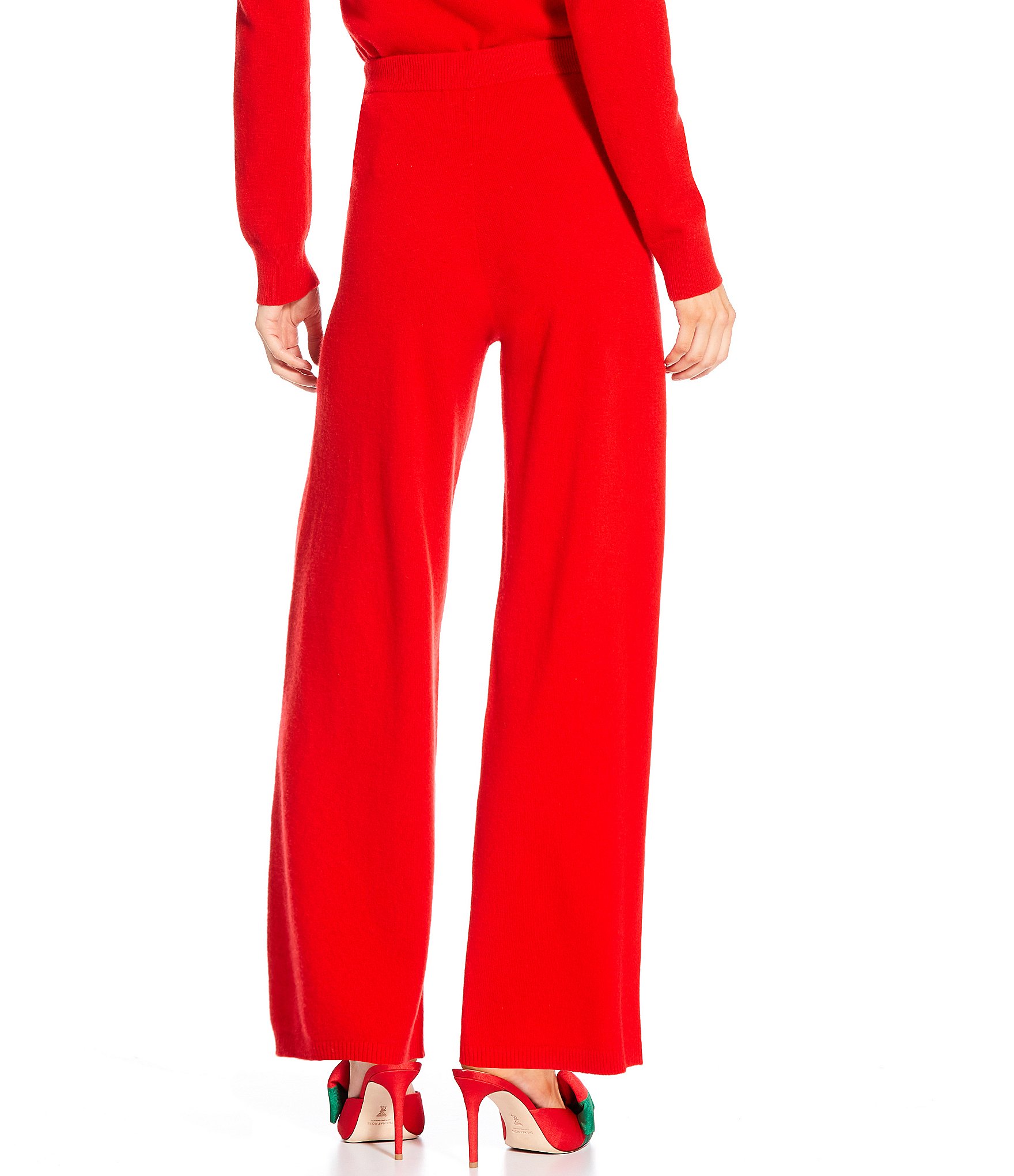 Antonio Melani x The Nat Note Ivonne Coordinating Cashmere Wide Leg Pants