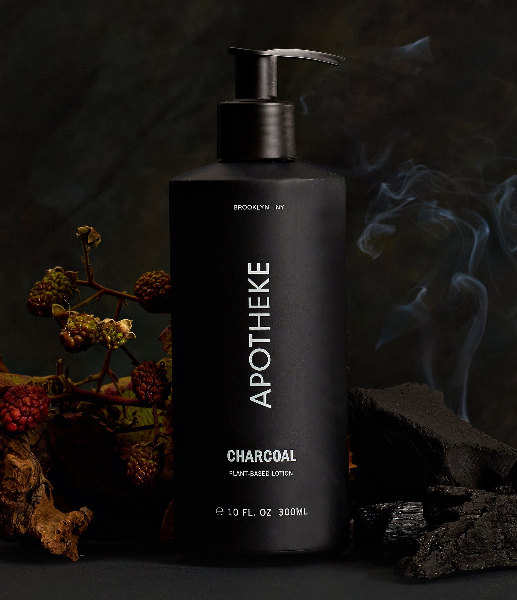 APOTHEKE Charcoal Liquid Soap and Hand & Body Lotion Set