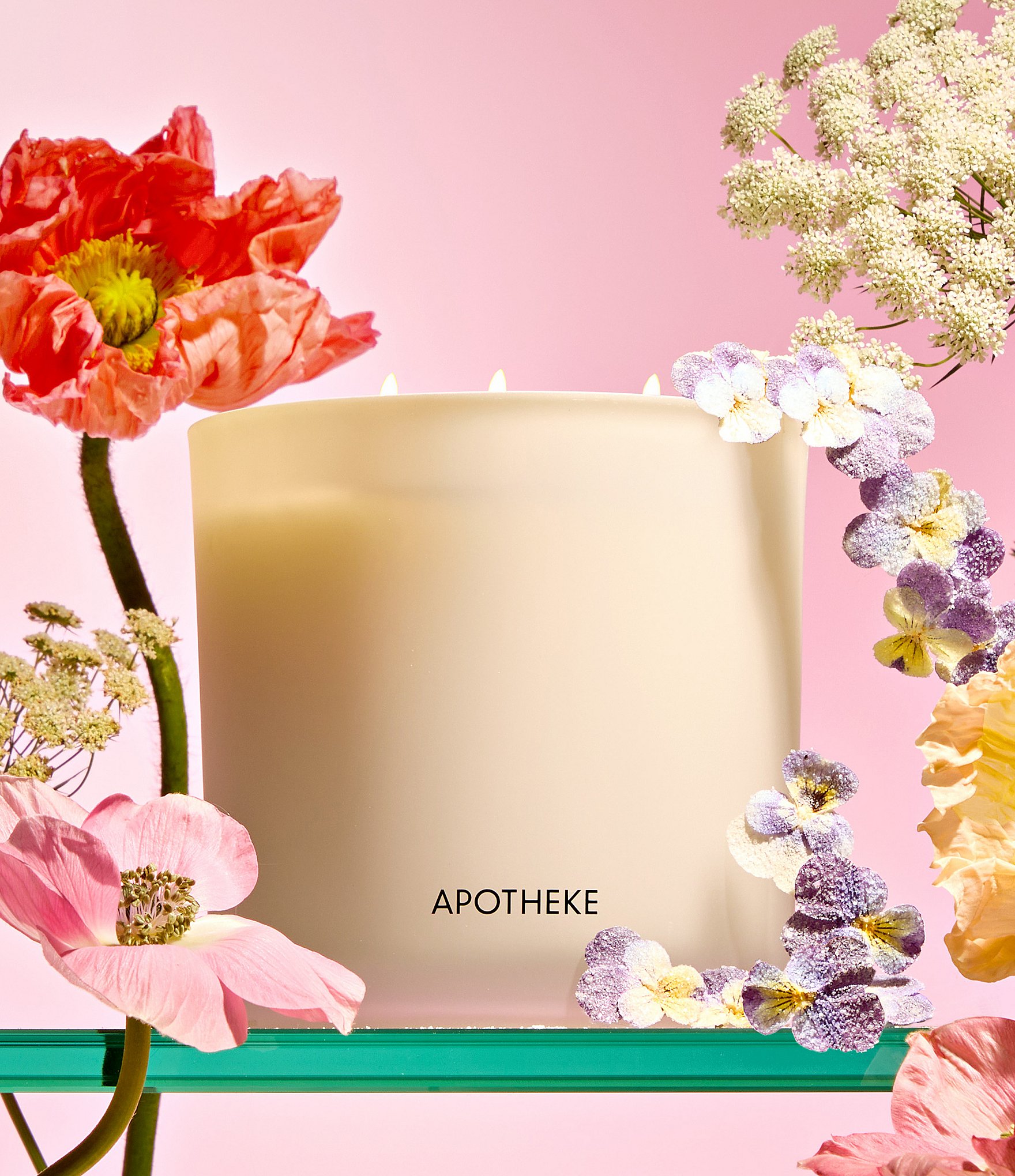 APOTHEKE Elderflower Sugar 3-Wick Scented Candle, 26 oz.
