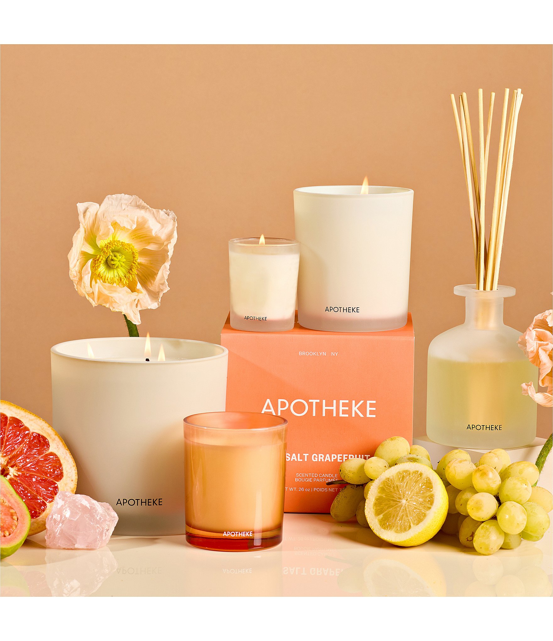 APOTHEKE Sea Salt Grapefruit Liquid Soap and Hand & Body Lotion Set