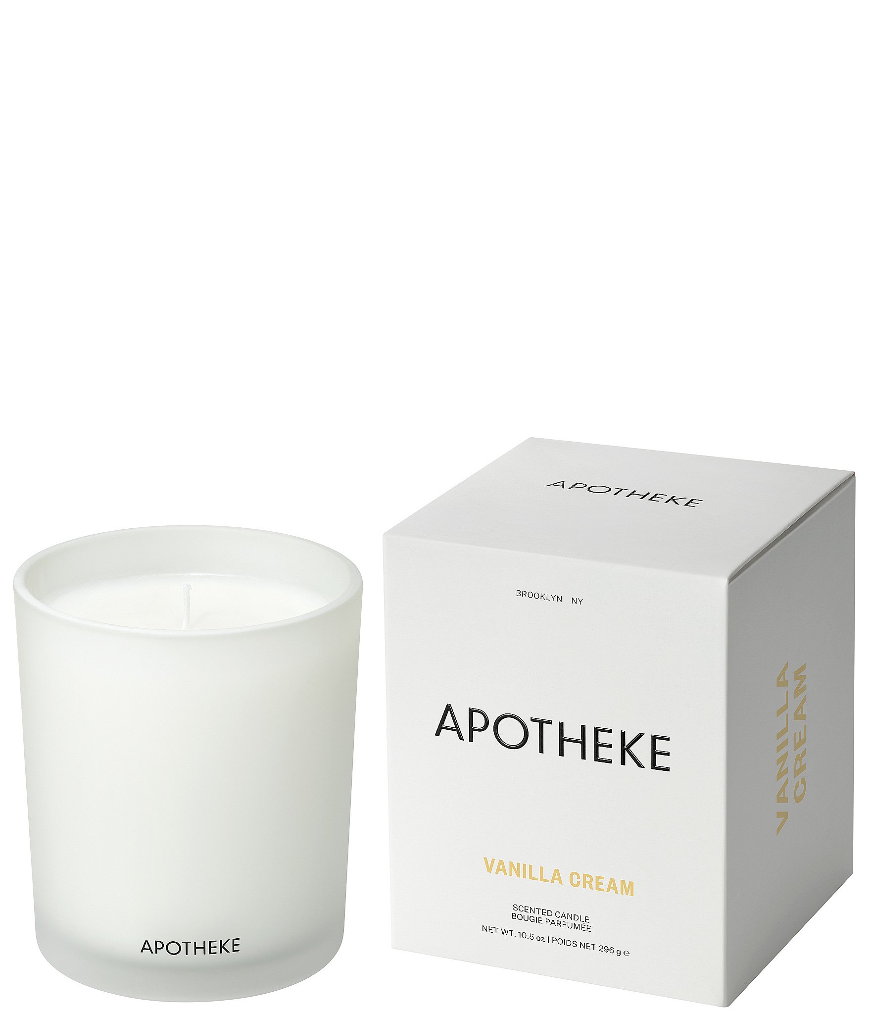 APOTHEKE Vanilla Cream Classic Scented Candle, 10.5 oz.