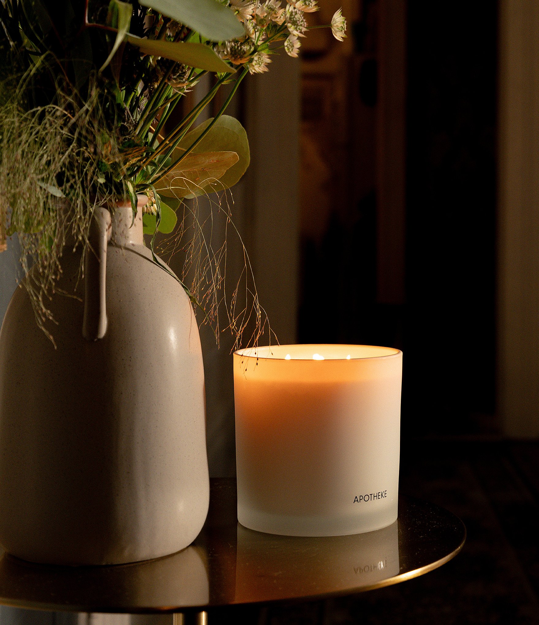 APOTHEKE White Vetiver 3-Wick Scented Candle, 26 oz.