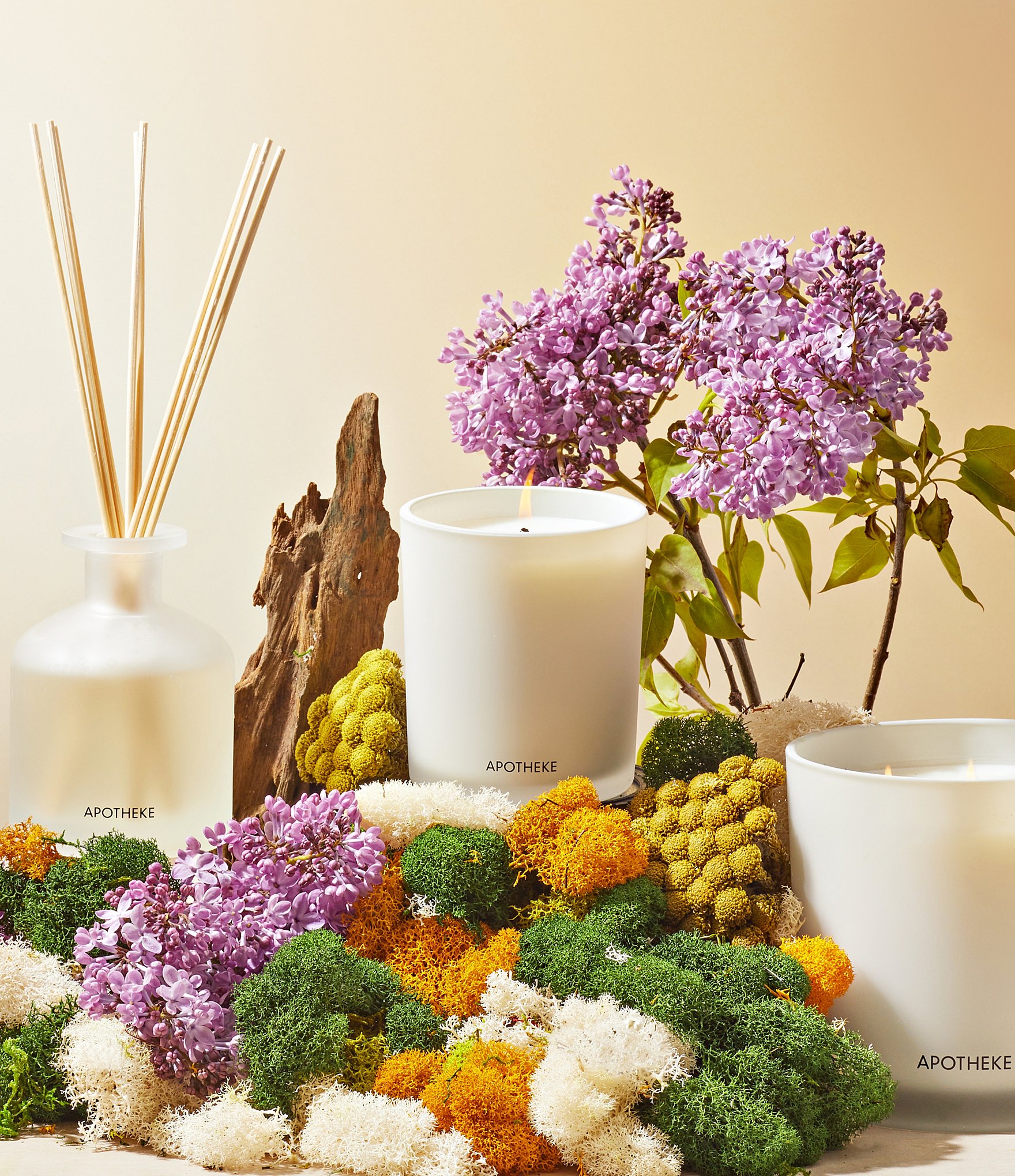 APOTHEKE White Vetiver Reed Refillable Diffuser