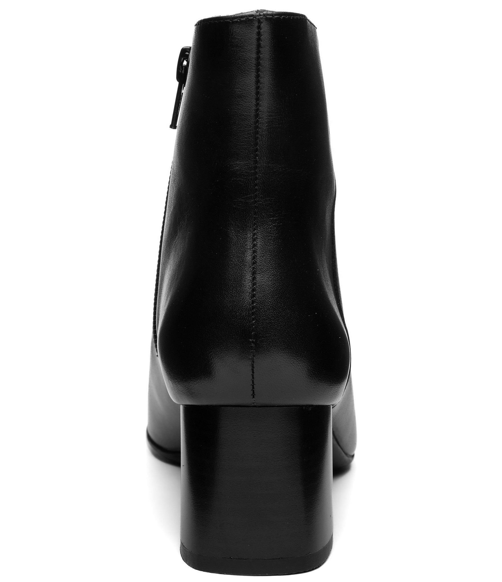 ara Acanthus Leather Faux Fur Lined Block Heel Ankle Booties