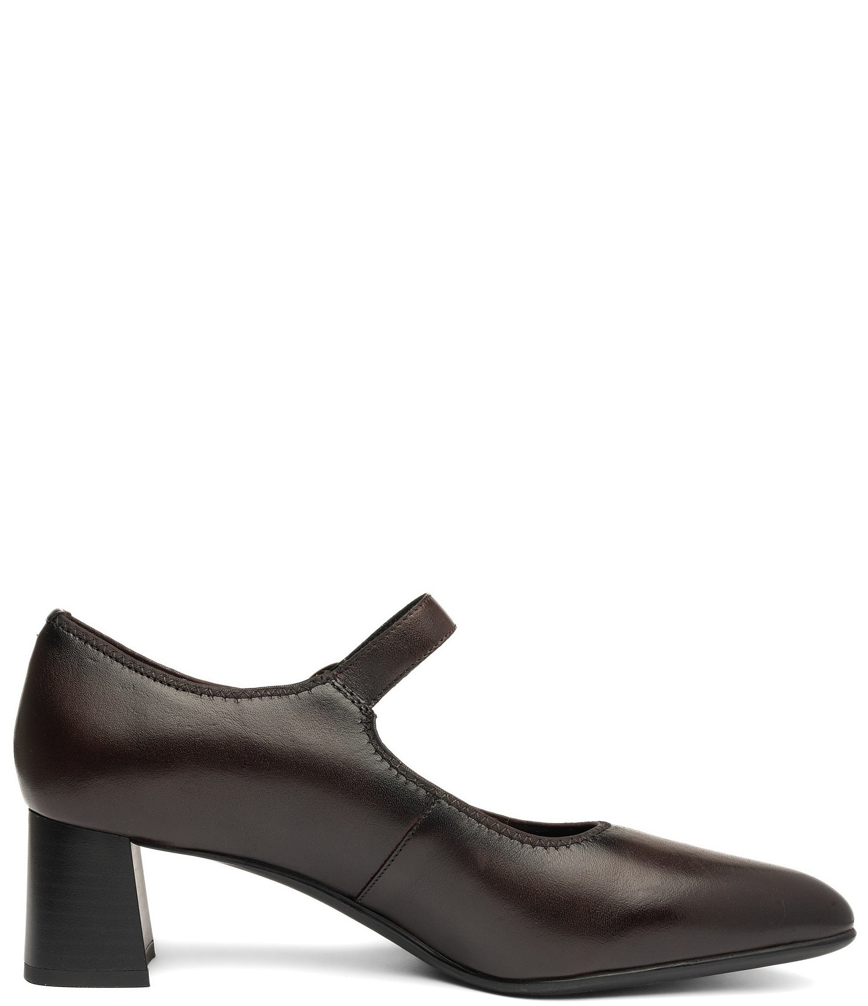 ara Adelaide Leather Block Heel Mary Jane Pumps