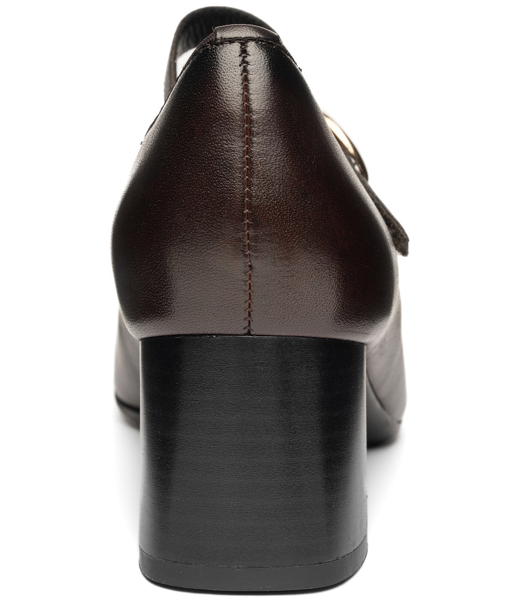 ara Adelaide Leather Block Heel Mary Jane Pumps