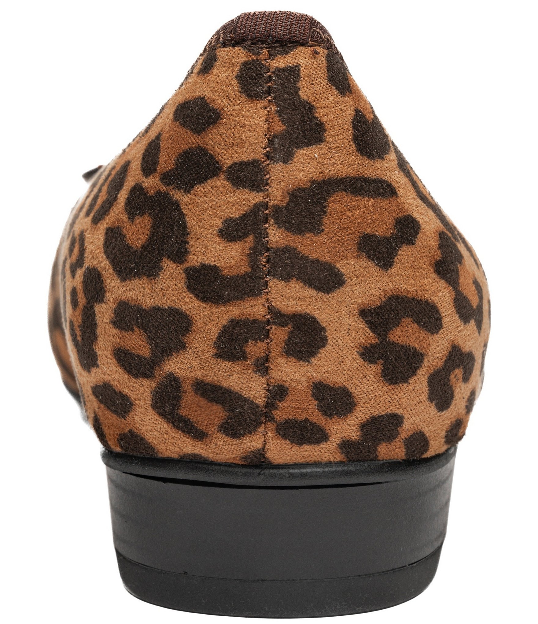ara Bijou Leopard Print Suede Embellished Bow Pumps
