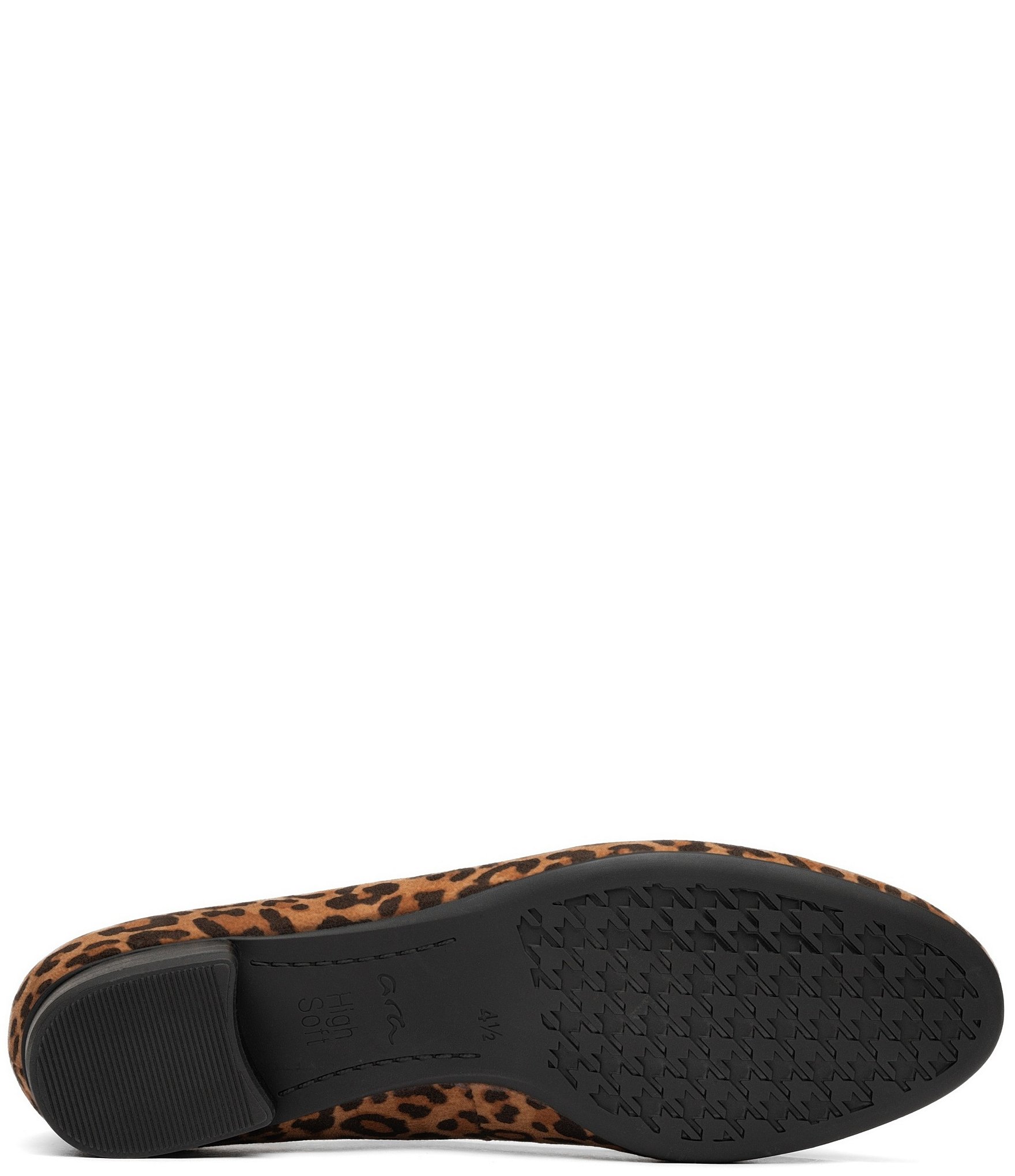 ara Bijou Leopard Print Suede Embellished Bow Pumps