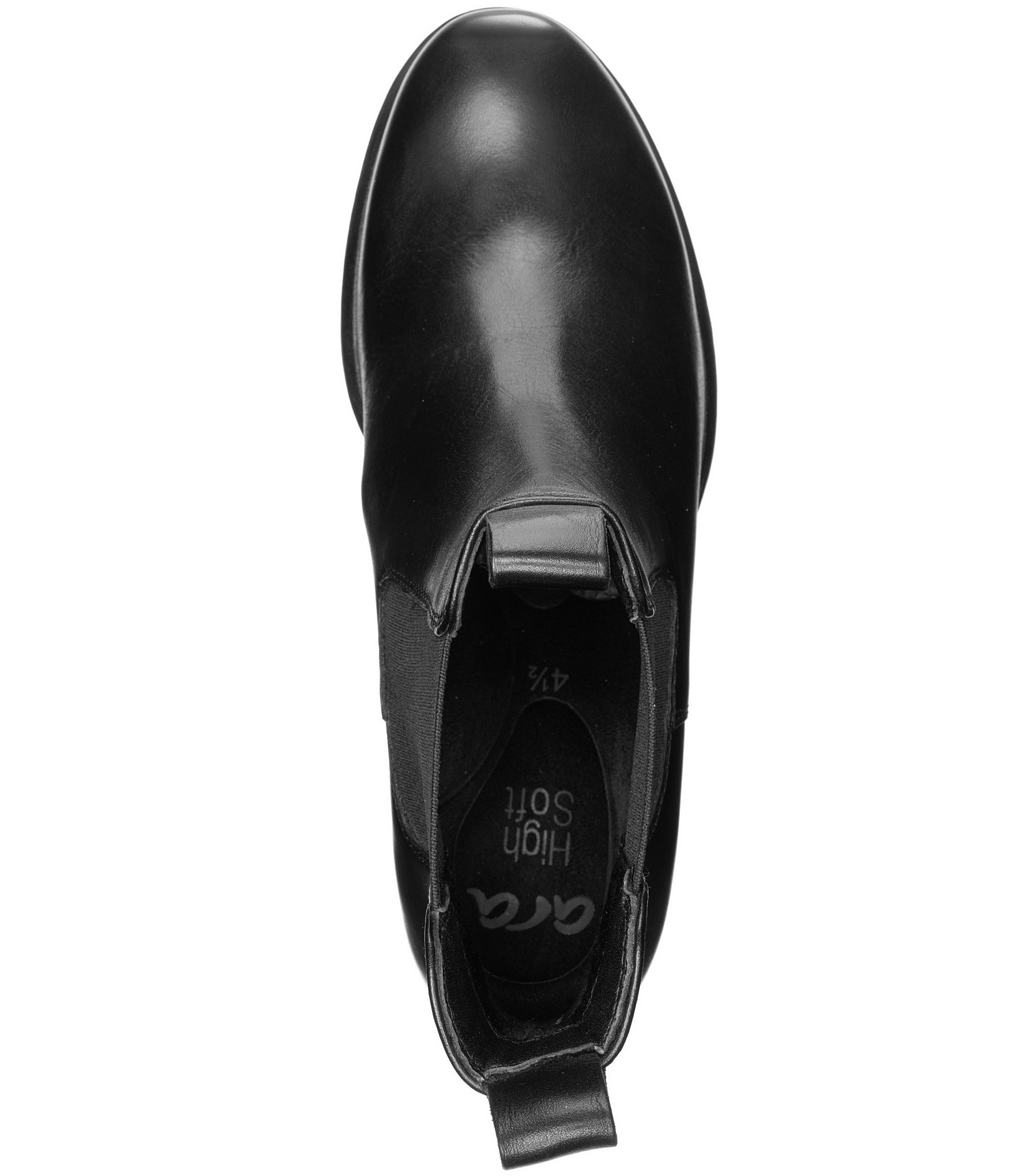 ara Cascade Leather Wedge Chelsea Booties