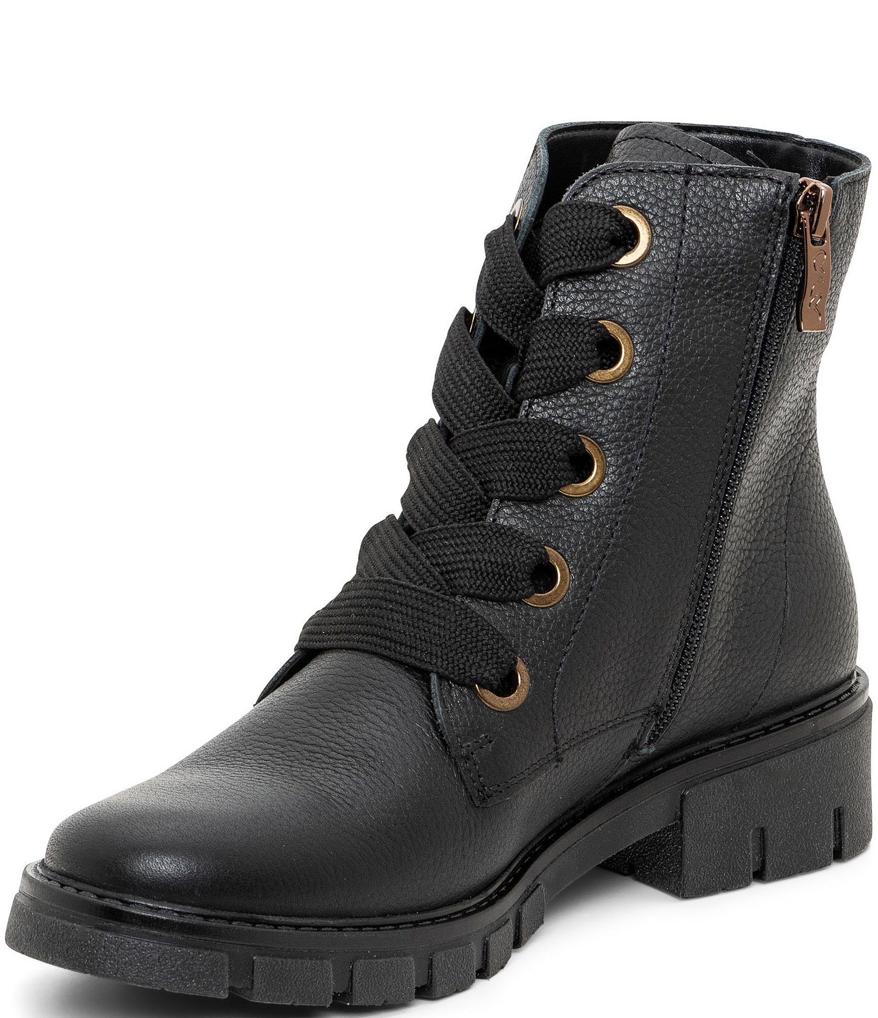 ara Debbie Leather Lace Up Booties