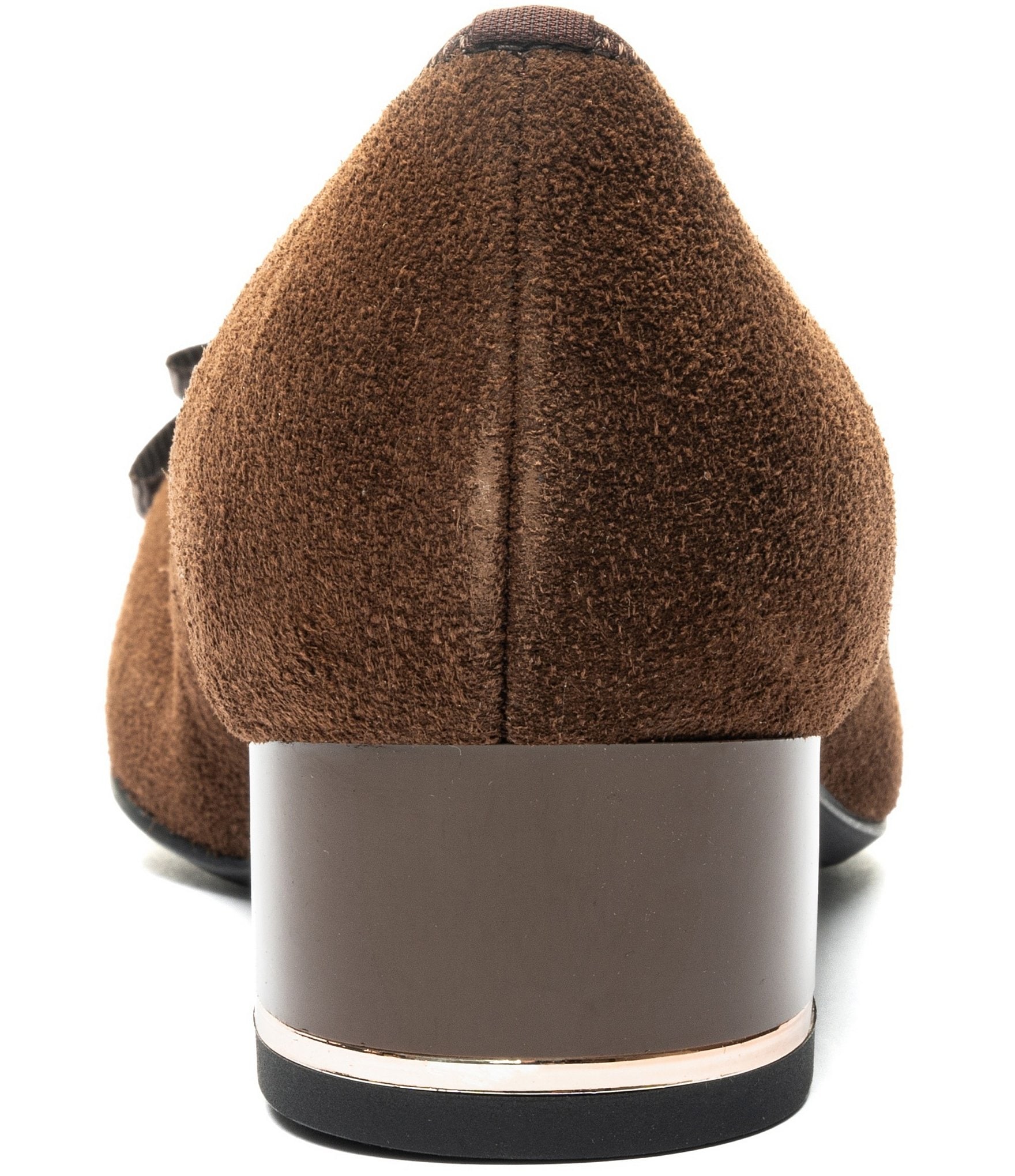 ara Garnet Suede Bow Pumps