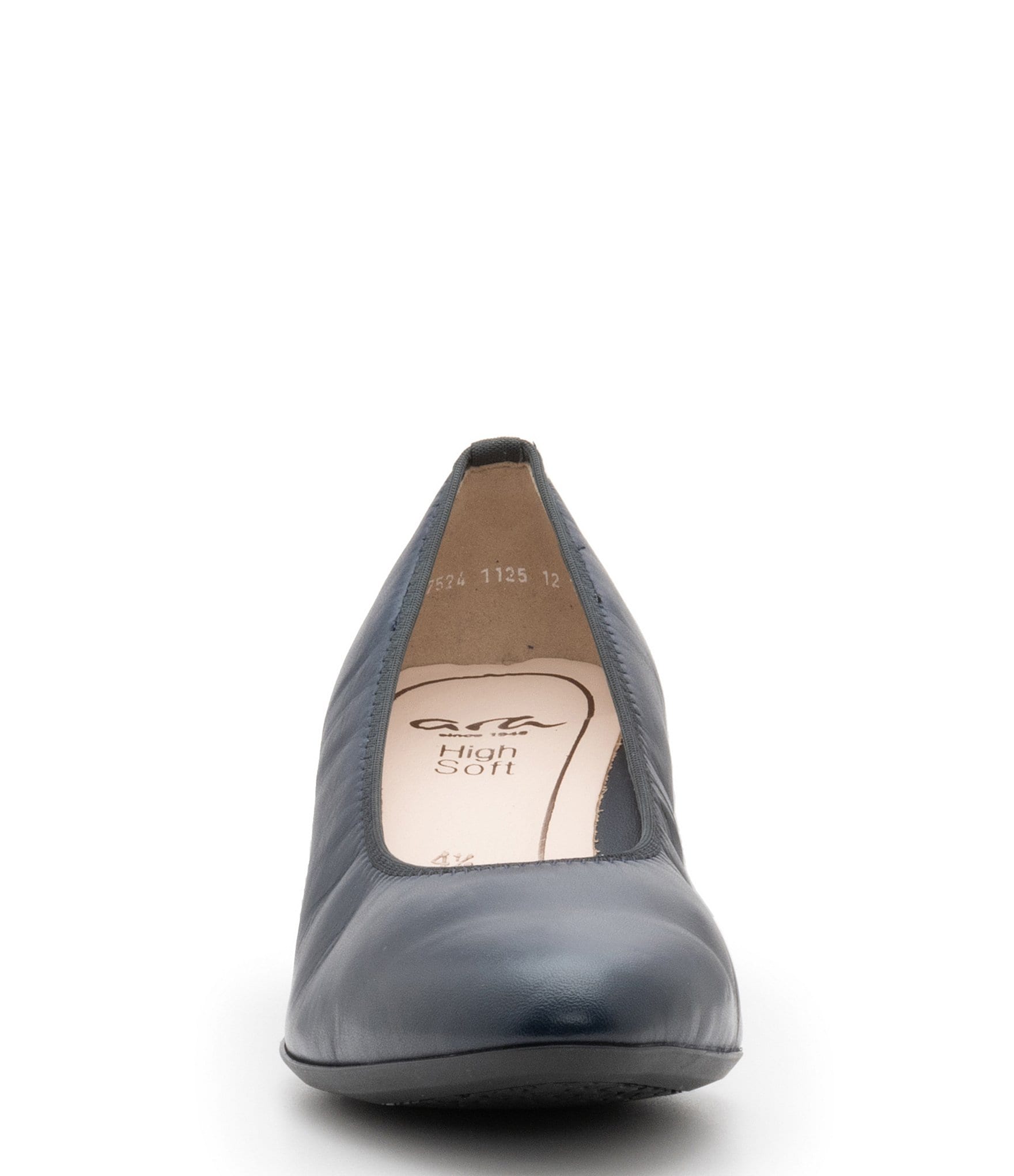 ara Kendall Leather Block Heel Pumps